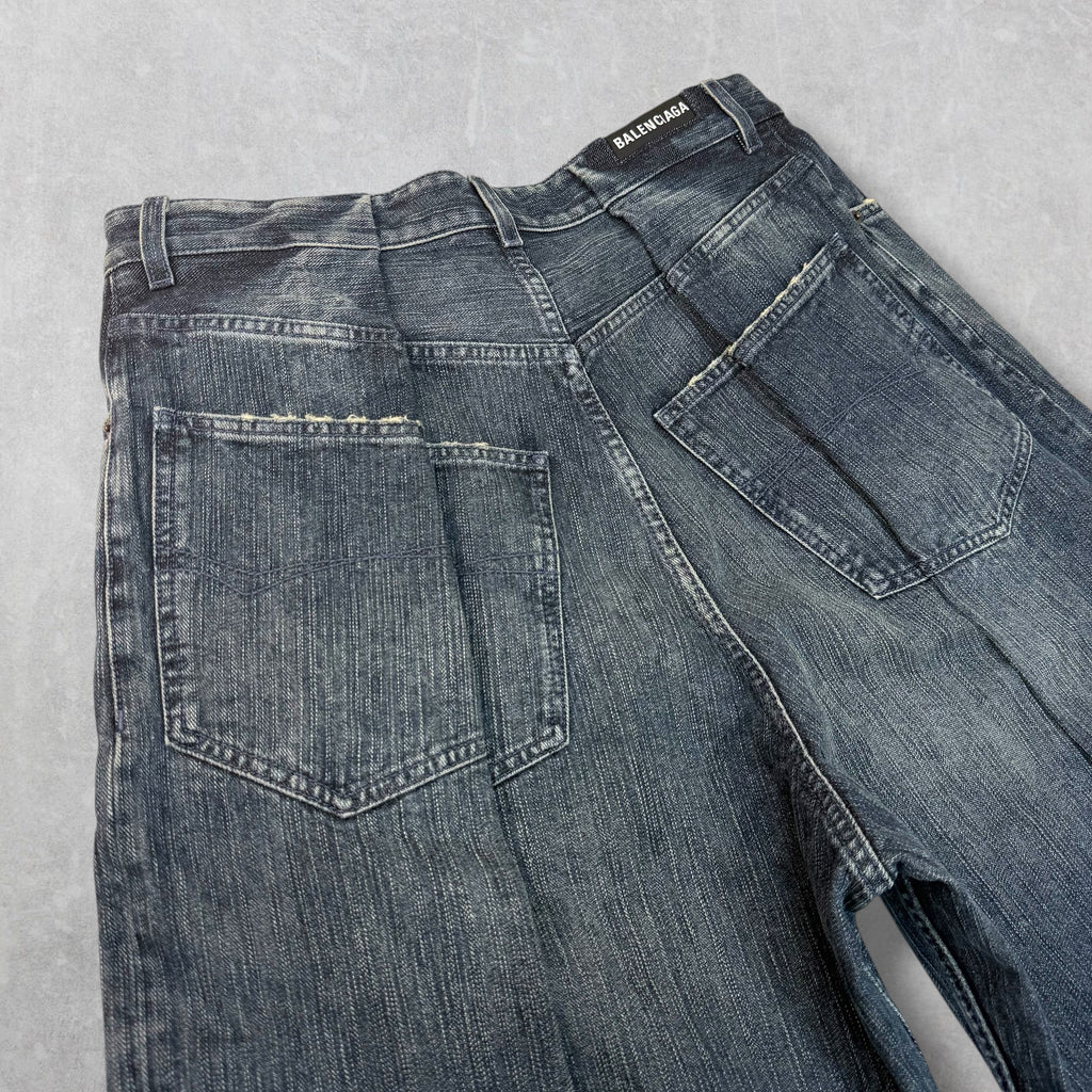 Balenciaga Double Side Indigo Jeans S (32)