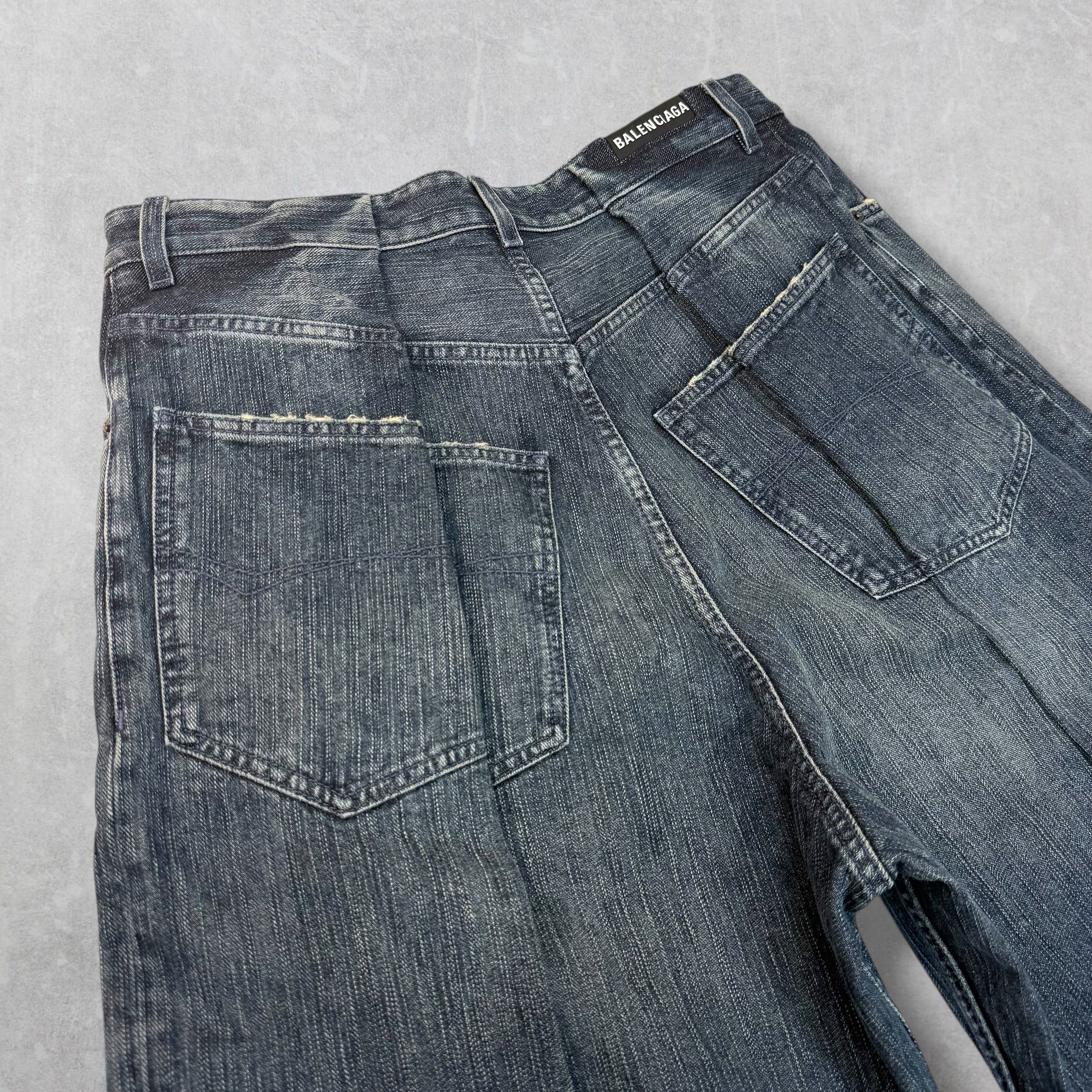 Balenciaga Double Side Indigo Jeans S (32)