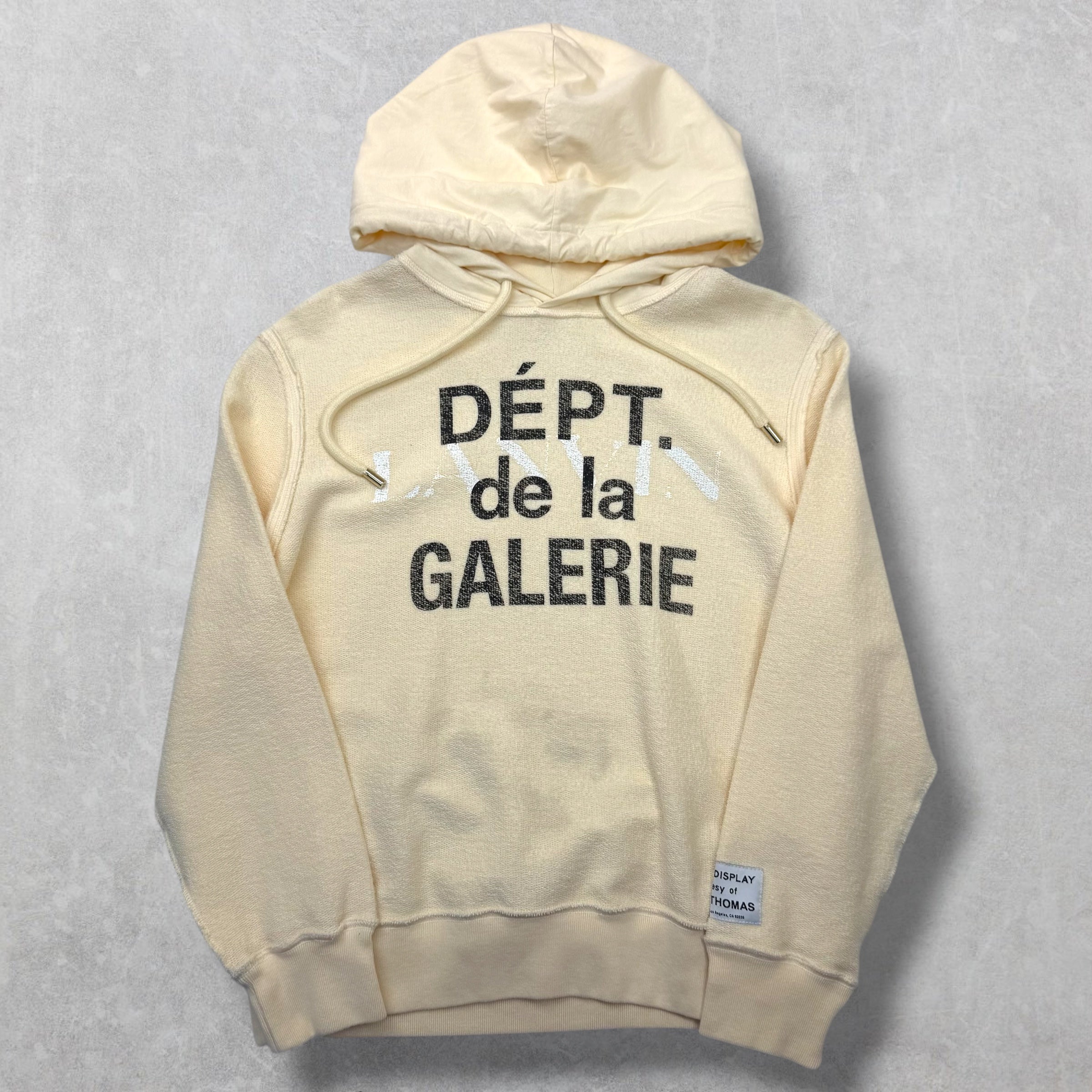 Gallery Dept. x Lanvin Reversed Creme Hoodie S (XS)