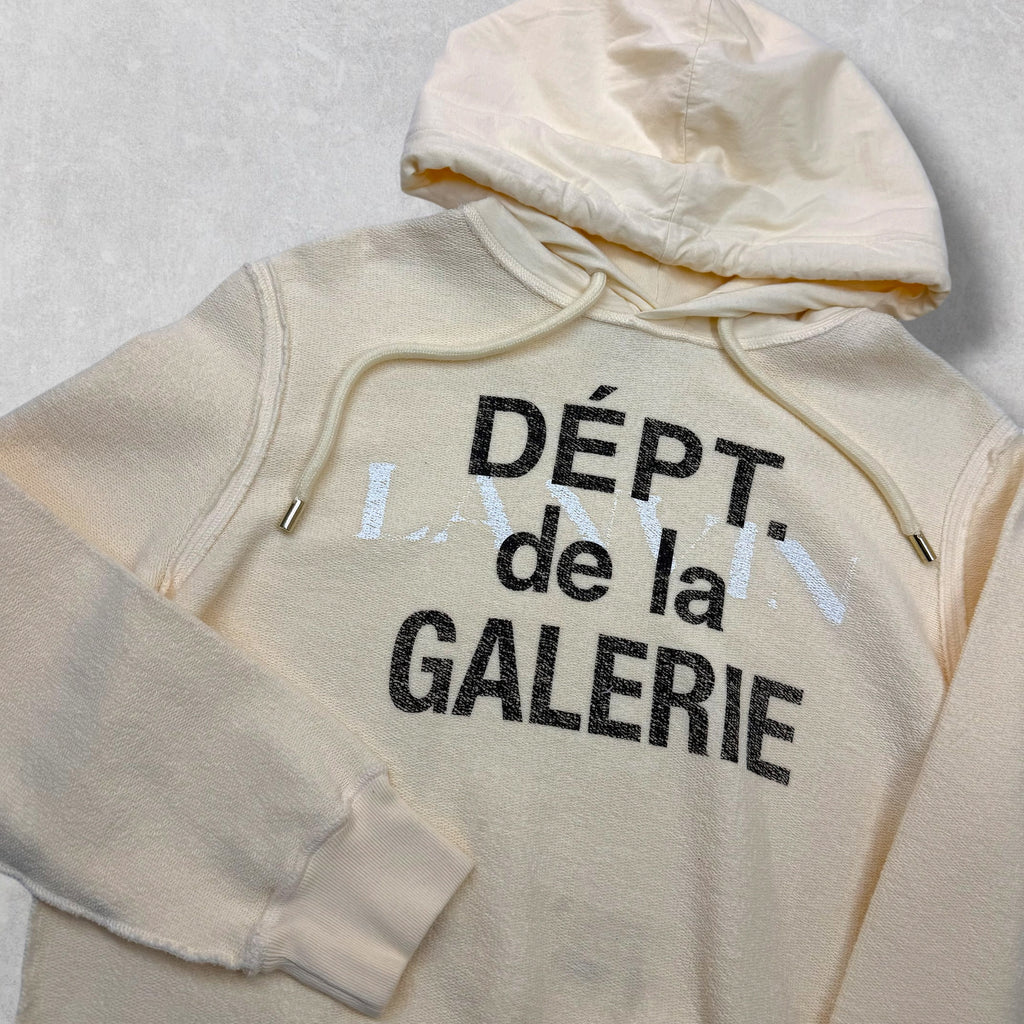 Gallery Dept. x Lanvin Reversed Creme Hoodie S (XS)