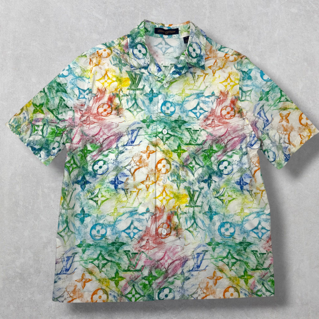 Louis Vuitton Multicolor Pastel Monogram Shirt XL