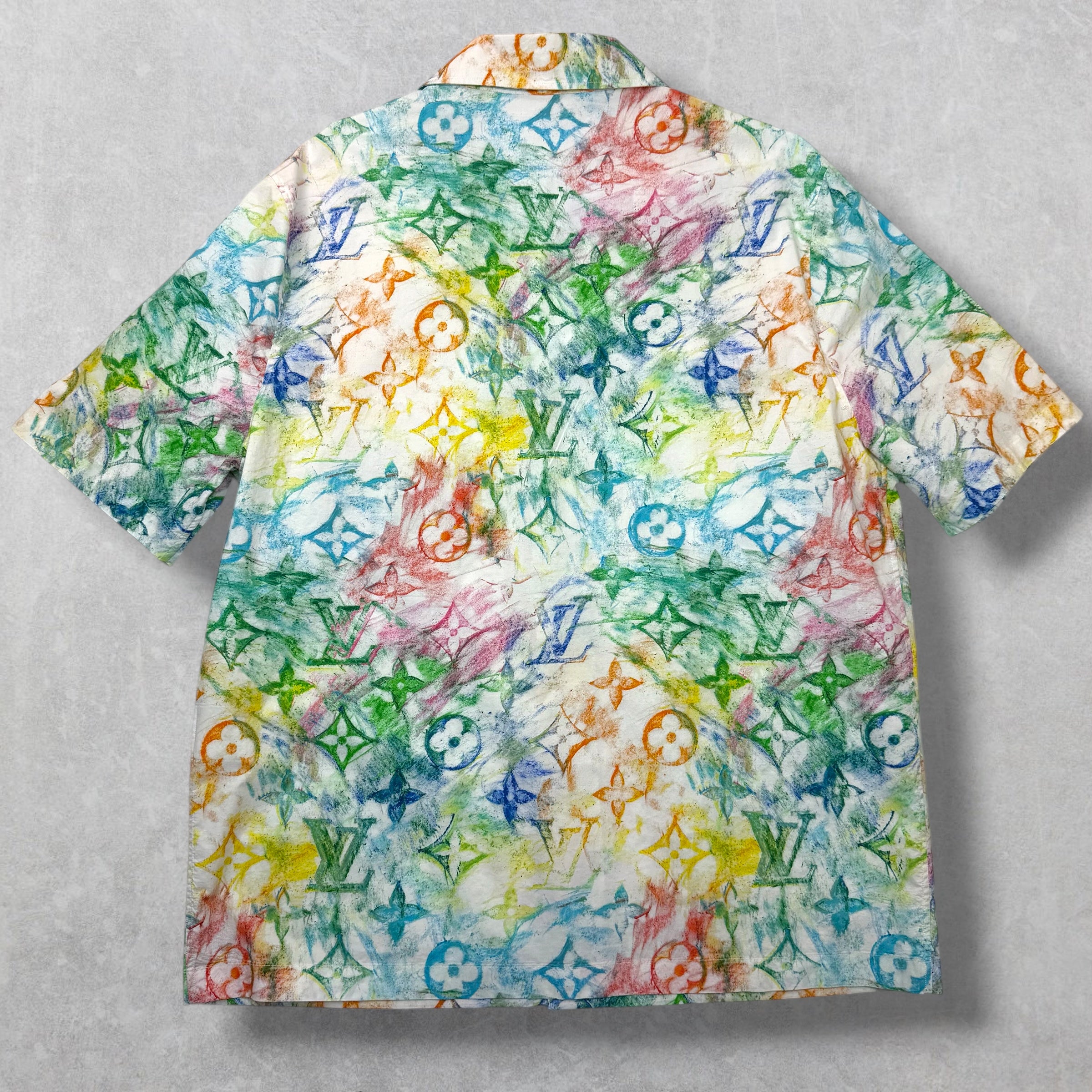 Louis Vuitton Multicolor Pastel Monogram Shirt XL