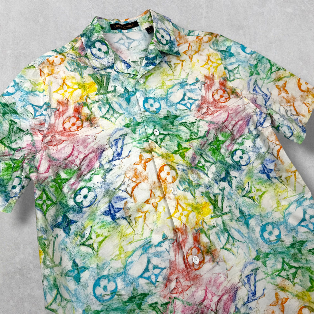 Louis Vuitton Multicolor Pastel Monogram Shirt XL
