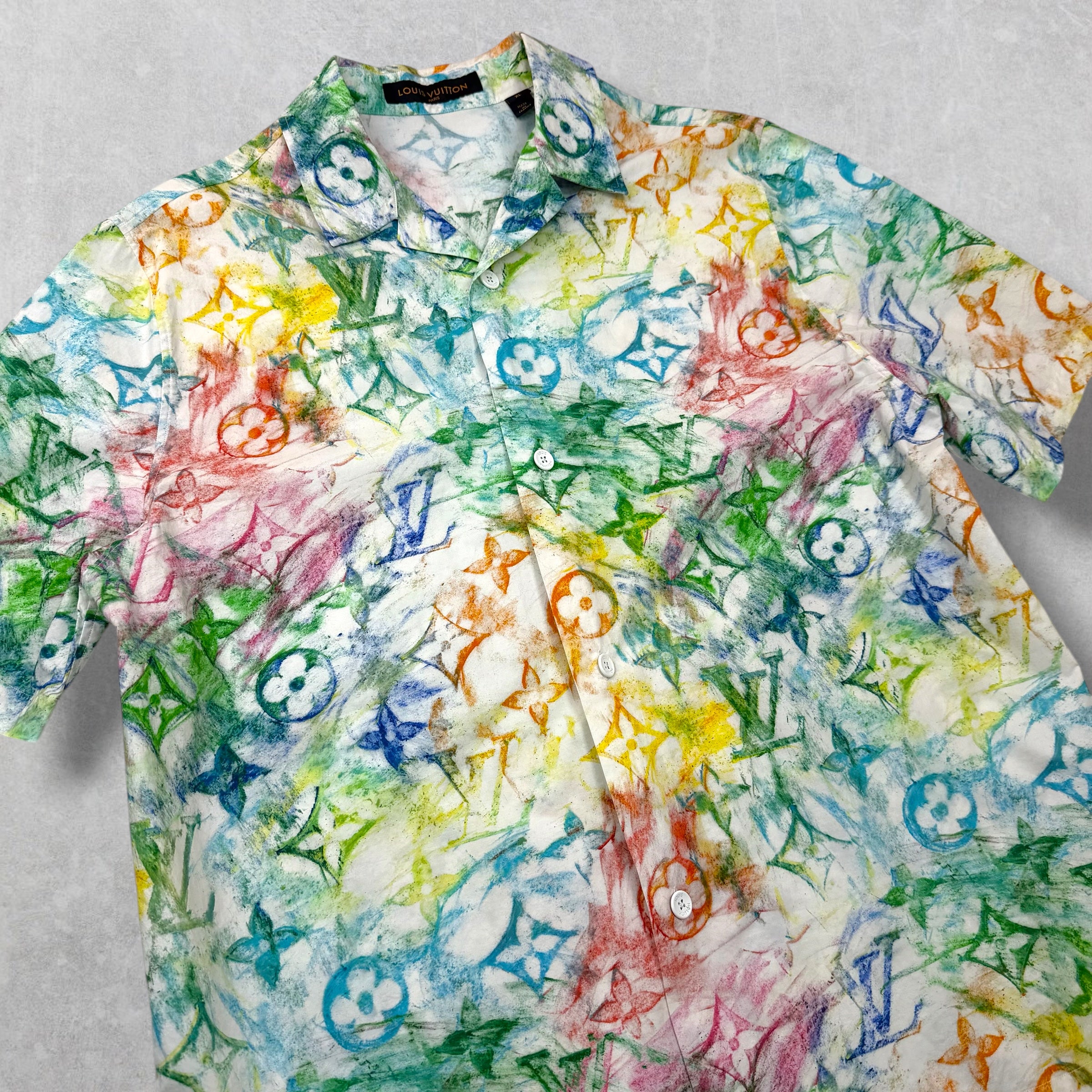 Louis Vuitton Multicolor Pastel Monogram Shirt XL