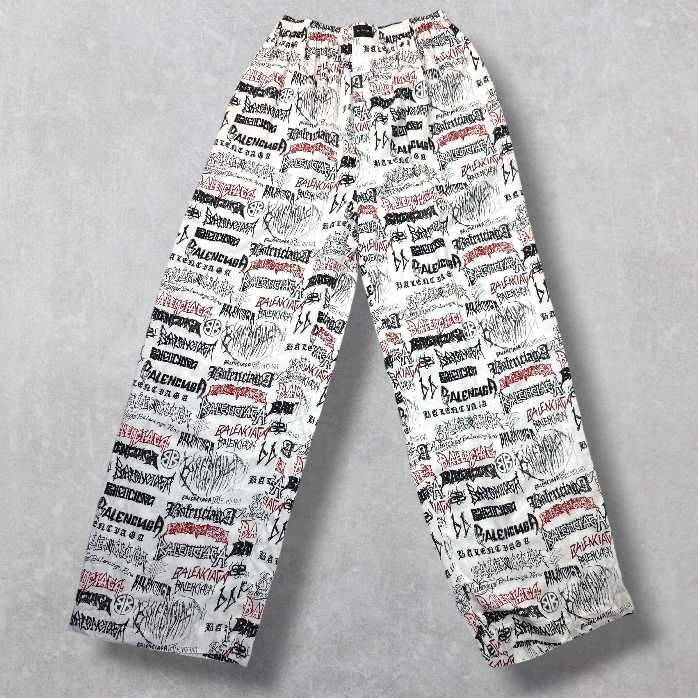 Balenciaga DIY Metal Allover Pyjama Pants M