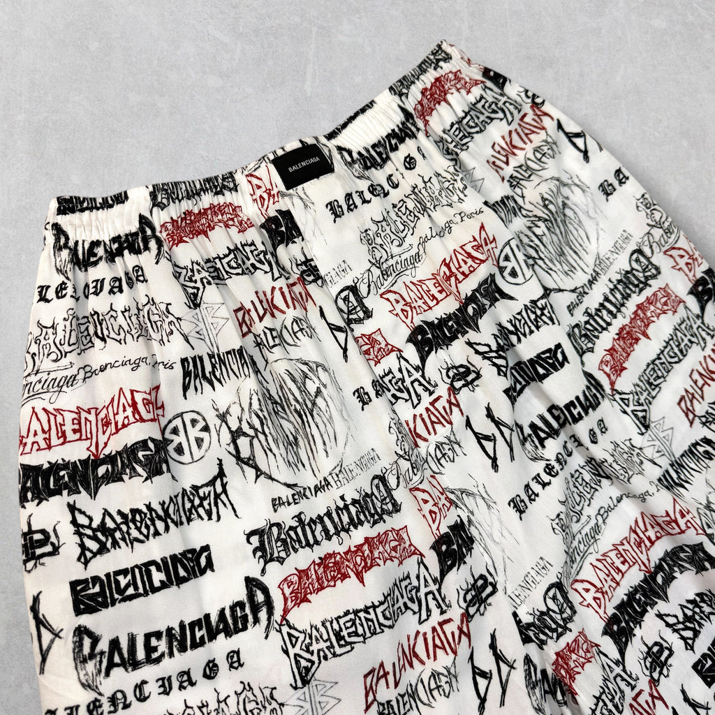 Balenciaga DIY Metal Allover Pyjama Pants M