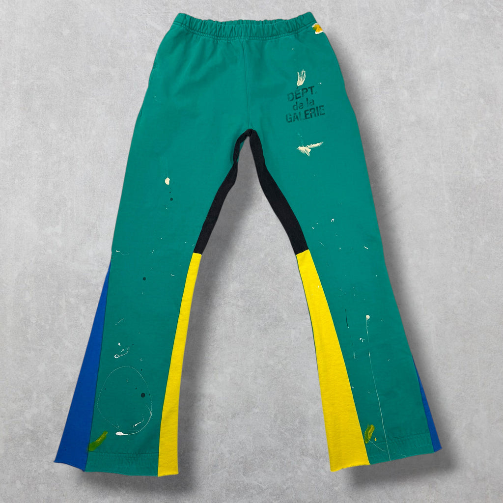 Gallery Dept. Emerald Green Flare Sweatpants M