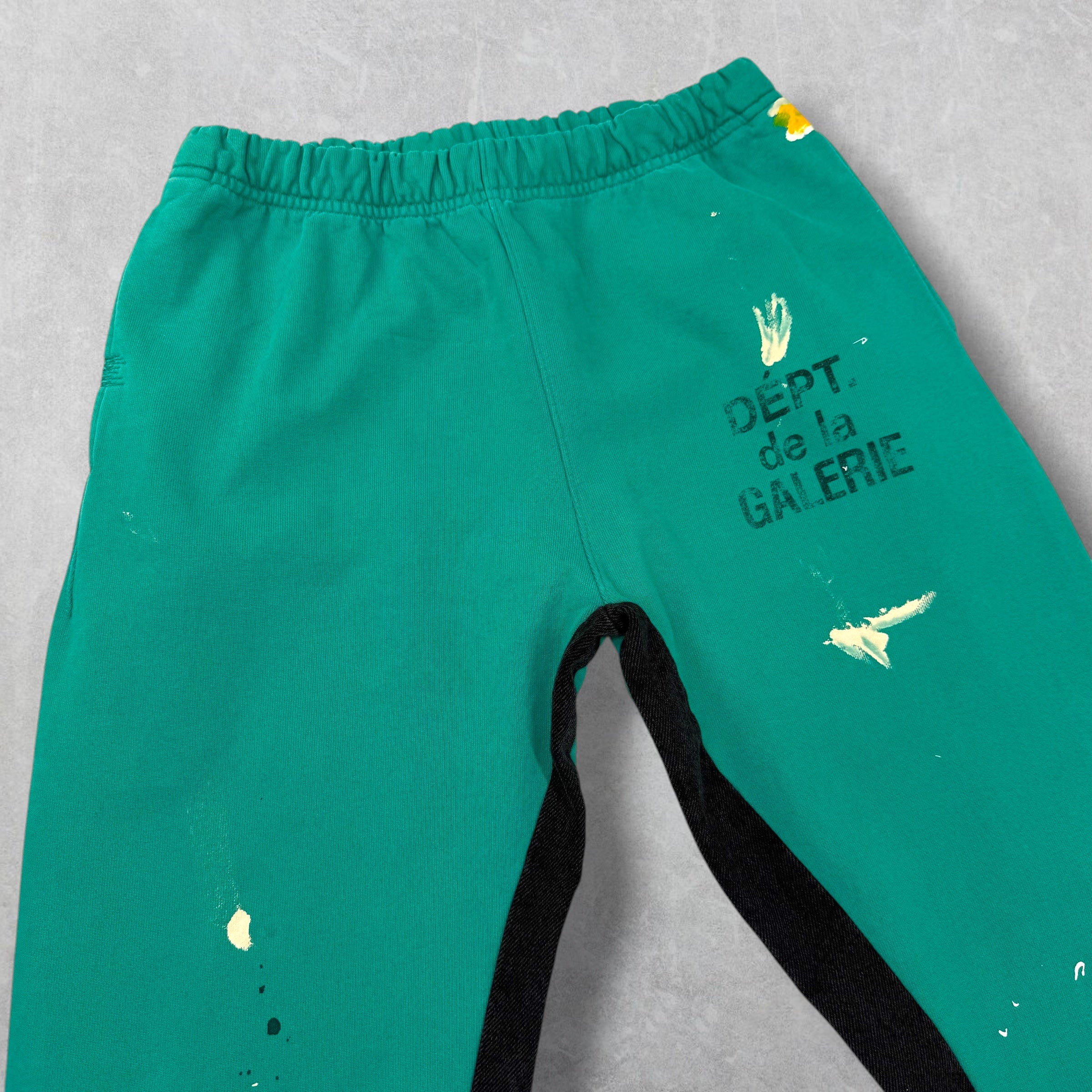 Gallery Dept. Emerald Green Flare Sweatpants M