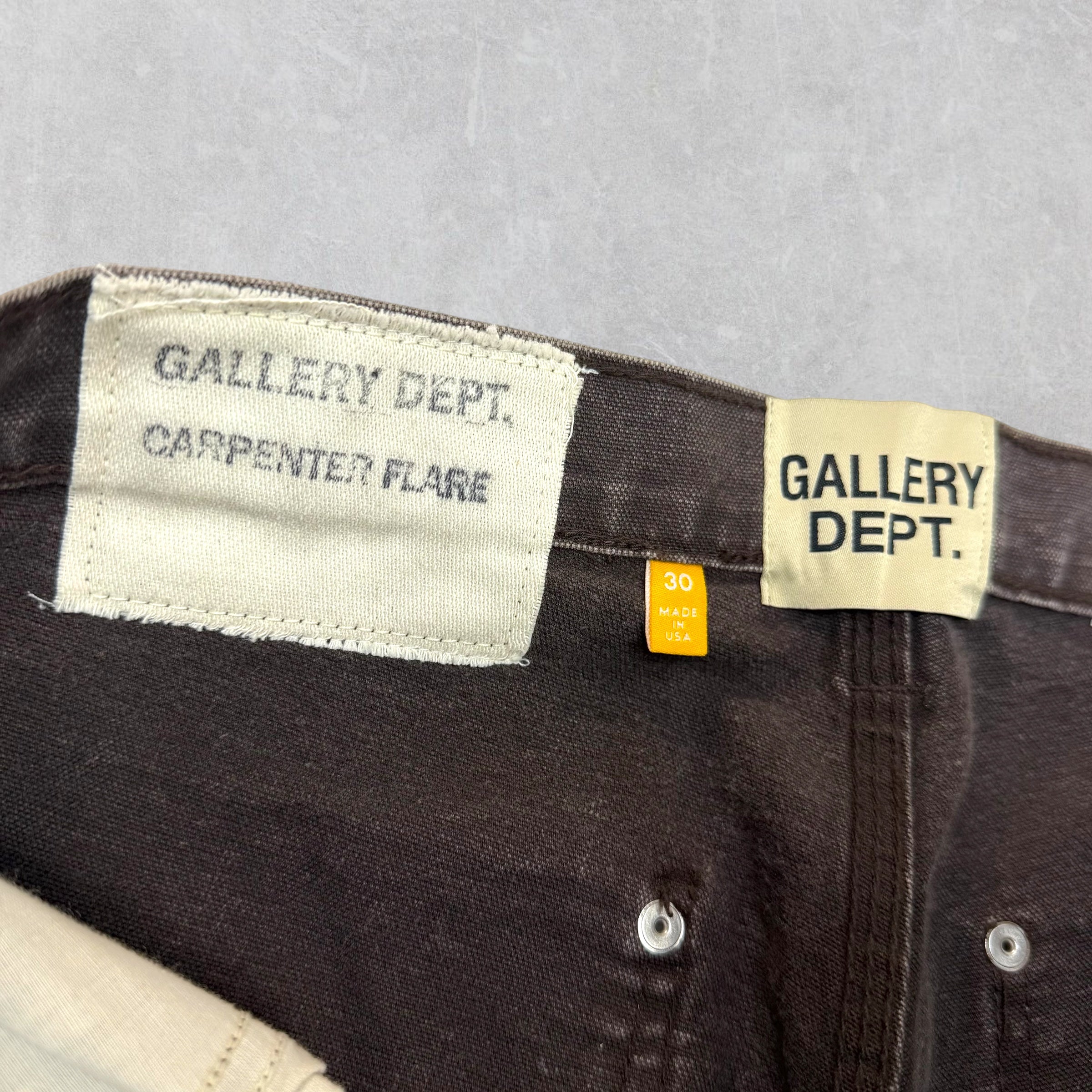 Gallery Dept. Paint Dark Brown Flared Carpenters 30