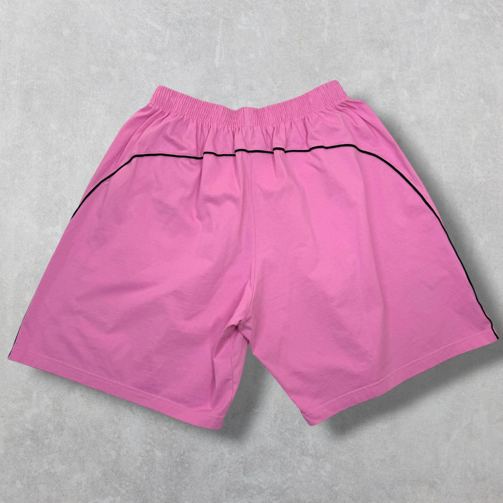 Balenciaga Wide Leg Soccer Shorts Pink S (L)