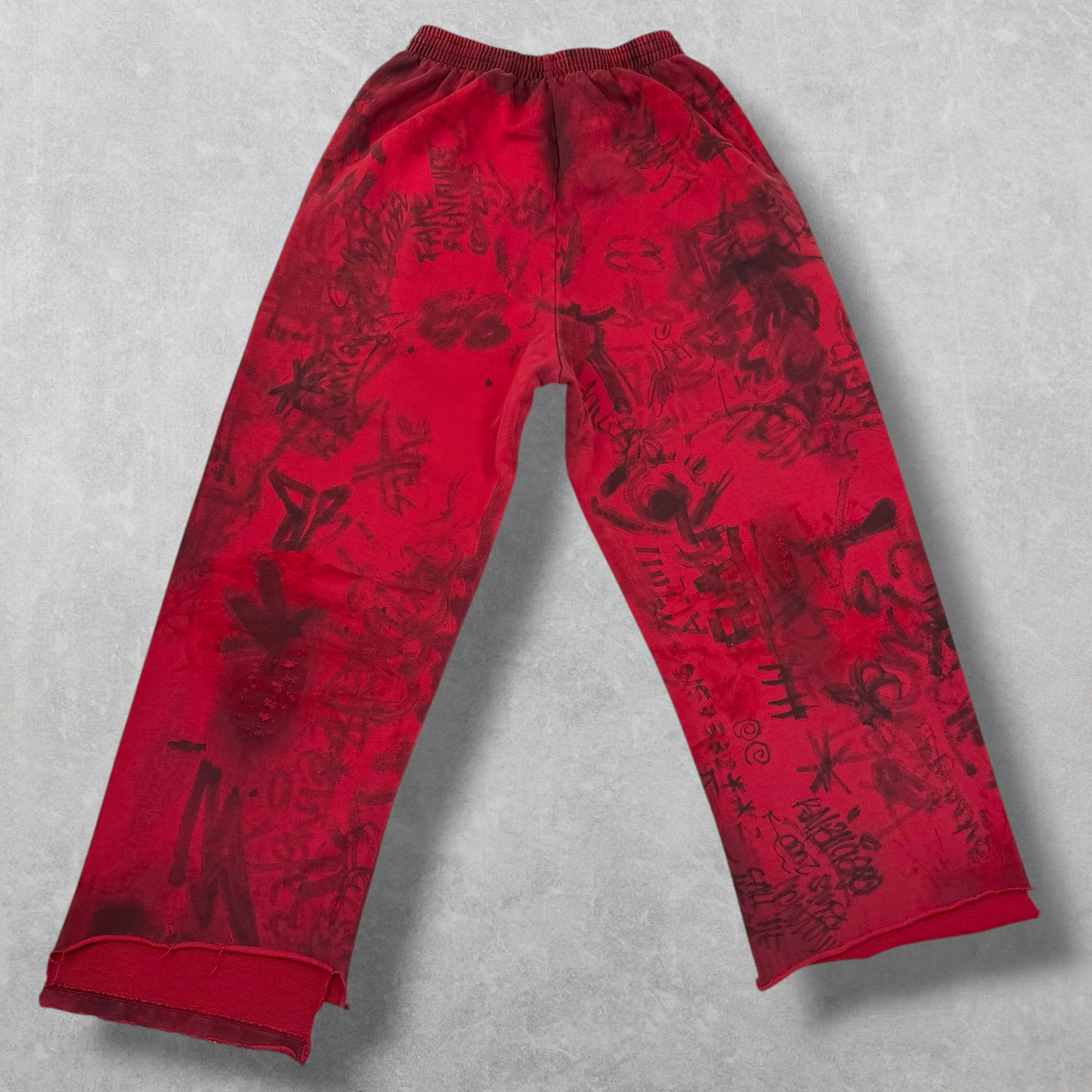 Balenciaga Skater Baggy Red Sweatpants XS (M)