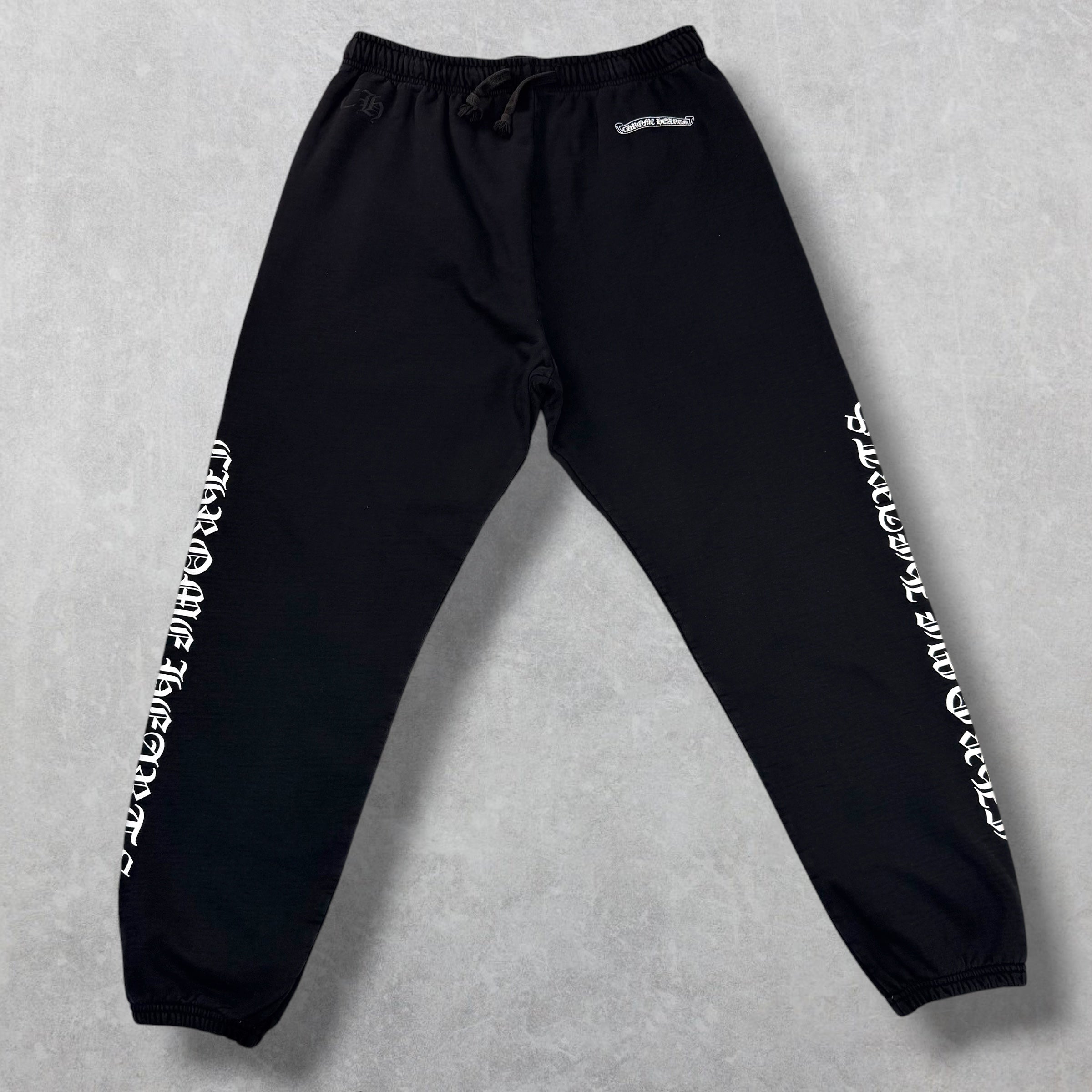 Chrome Hearts Scroll Logo Sweatpants XXL