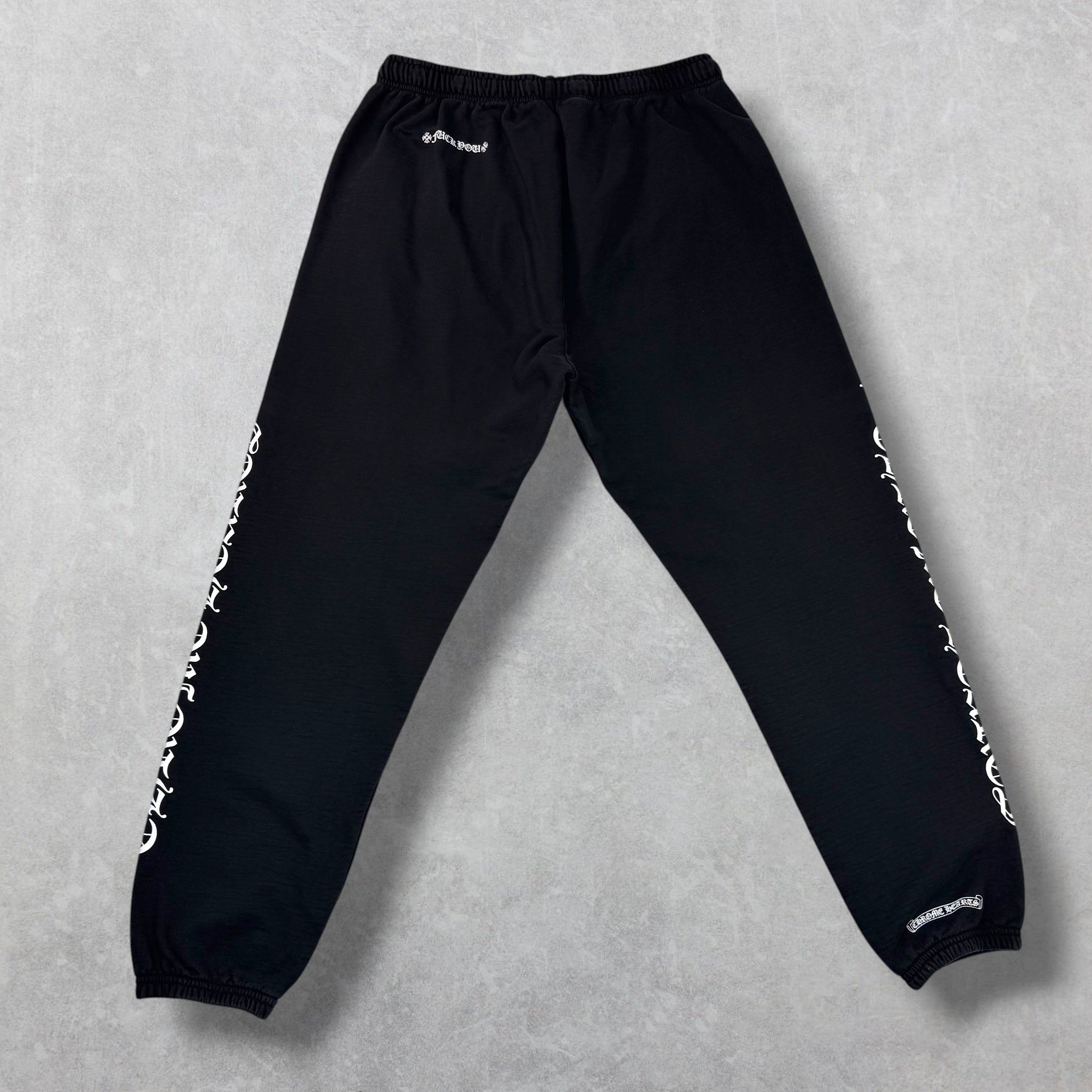 Chrome Hearts Scroll Logo Sweatpants XXL