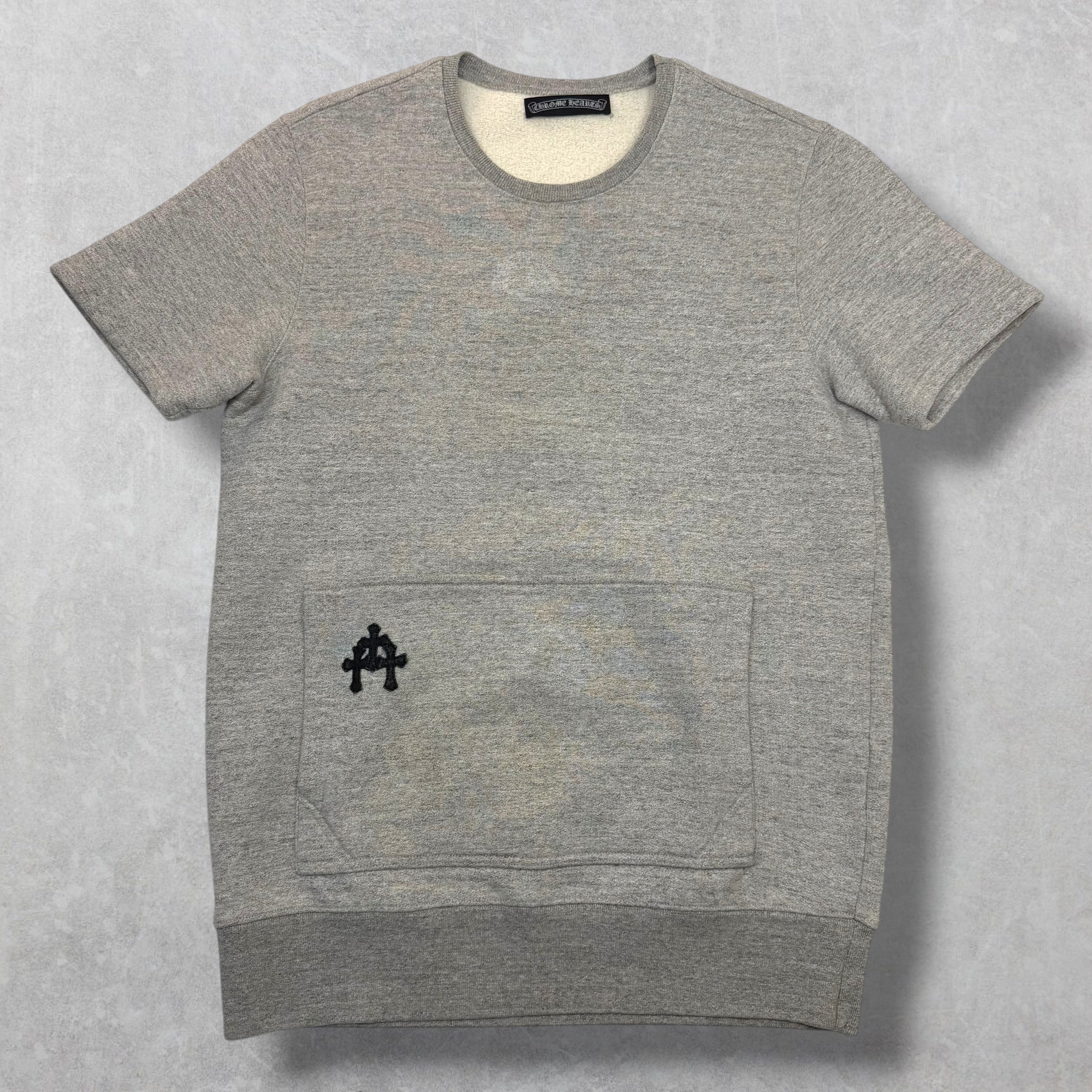 Chrome Hearts Cross Patch Short Sleeved Sweatshirt M