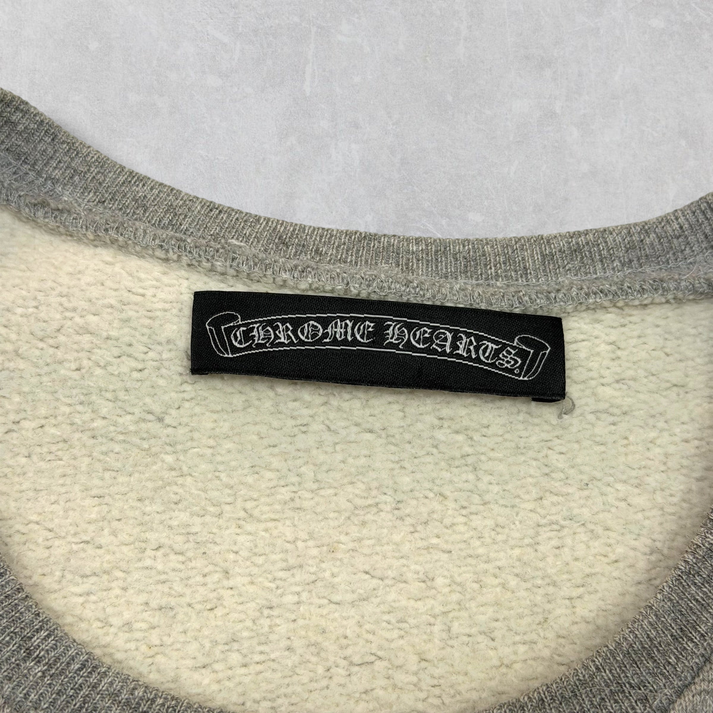 Chrome Hearts Cross Patch Short Sleeved Sweatshirt M