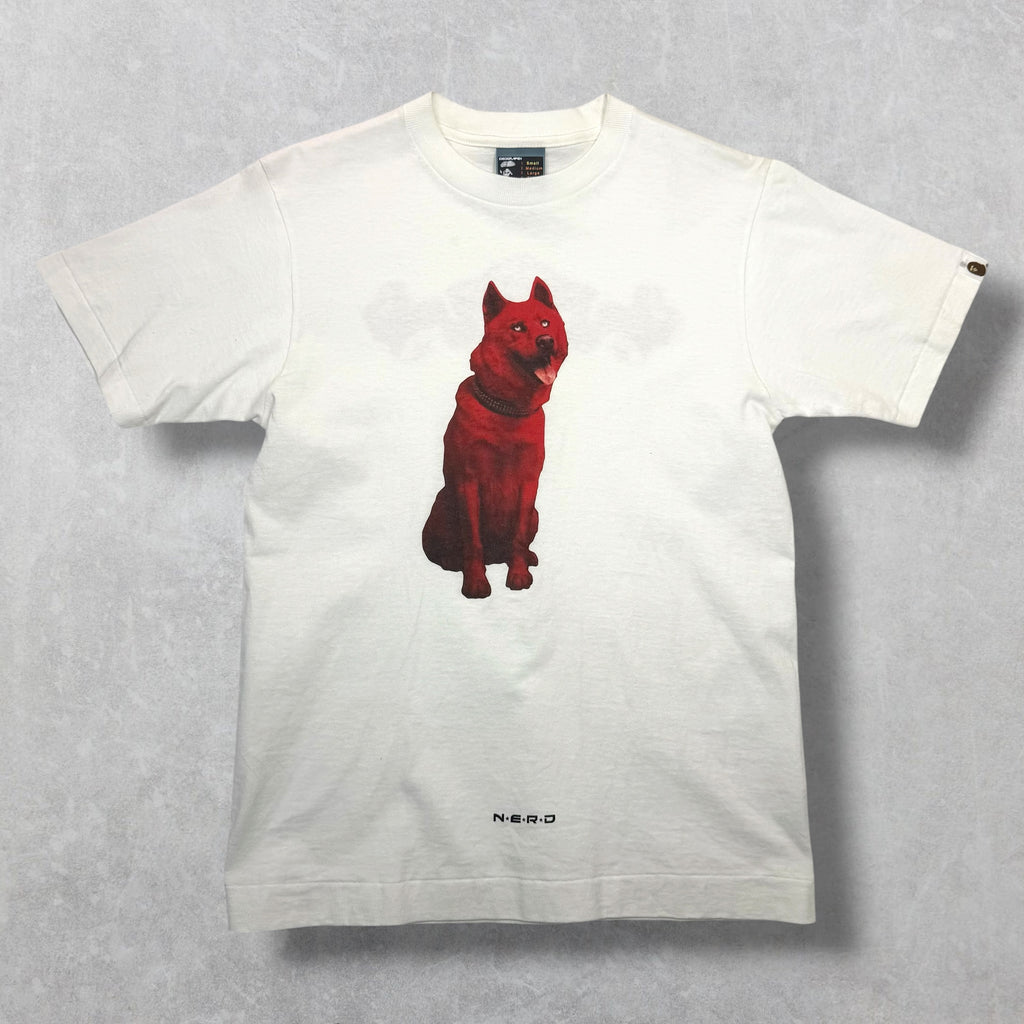2004 BAPE x N.E.R.D "Fly or Die" Dog Tee S