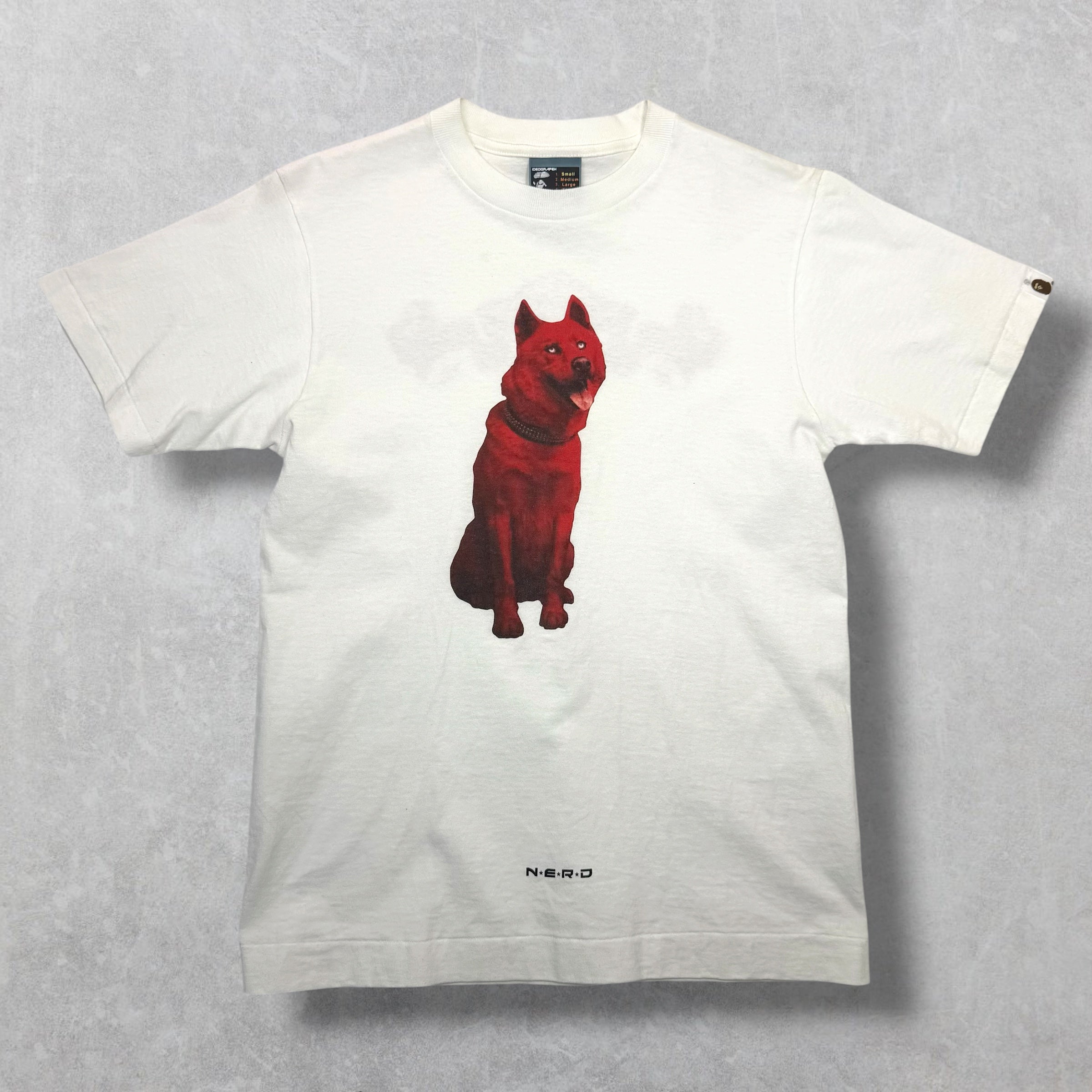 2004 BAPE x N.E.R.D "Fly or Die" Dog Tee S