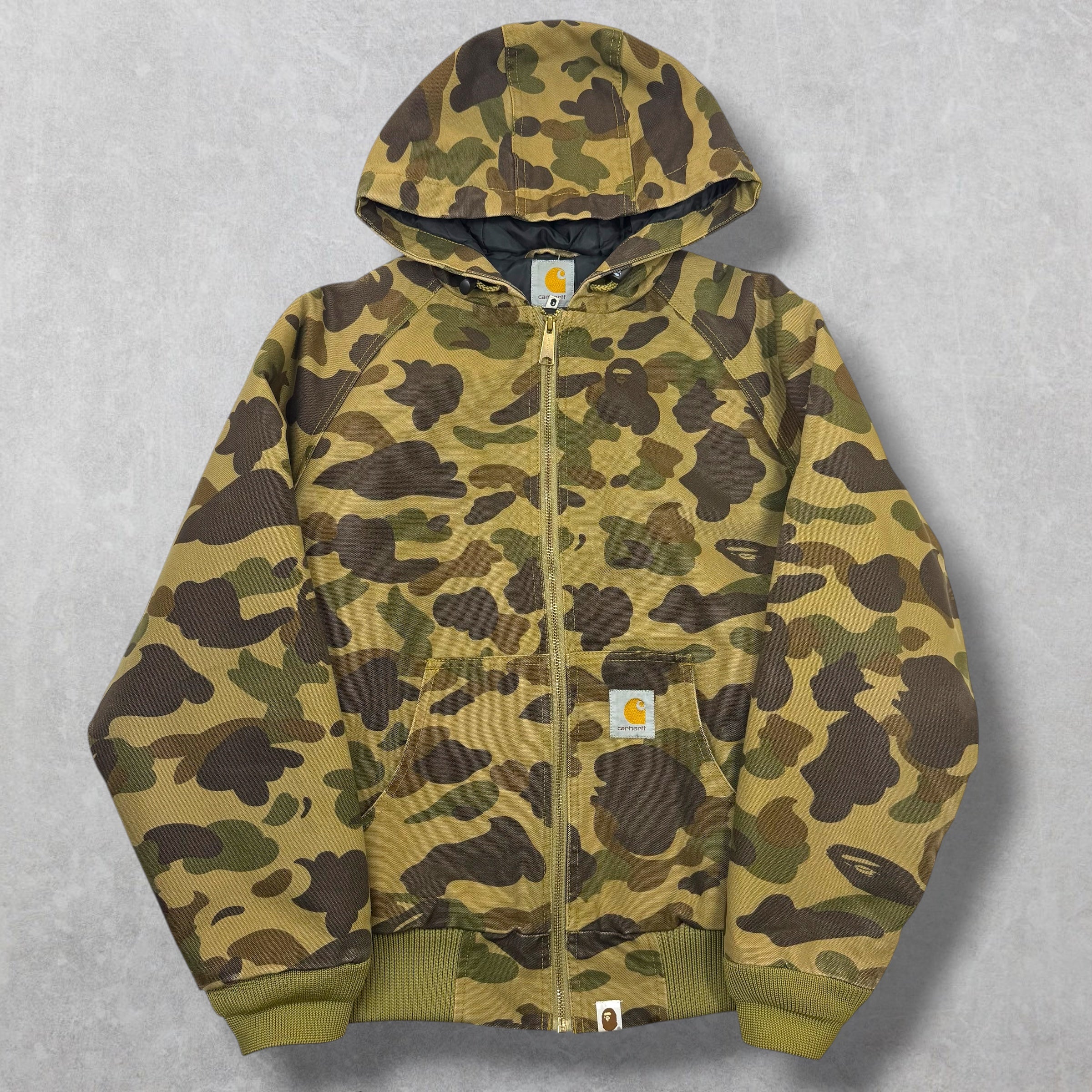 Bape x Carhartt 1st Green Camo Jacket S