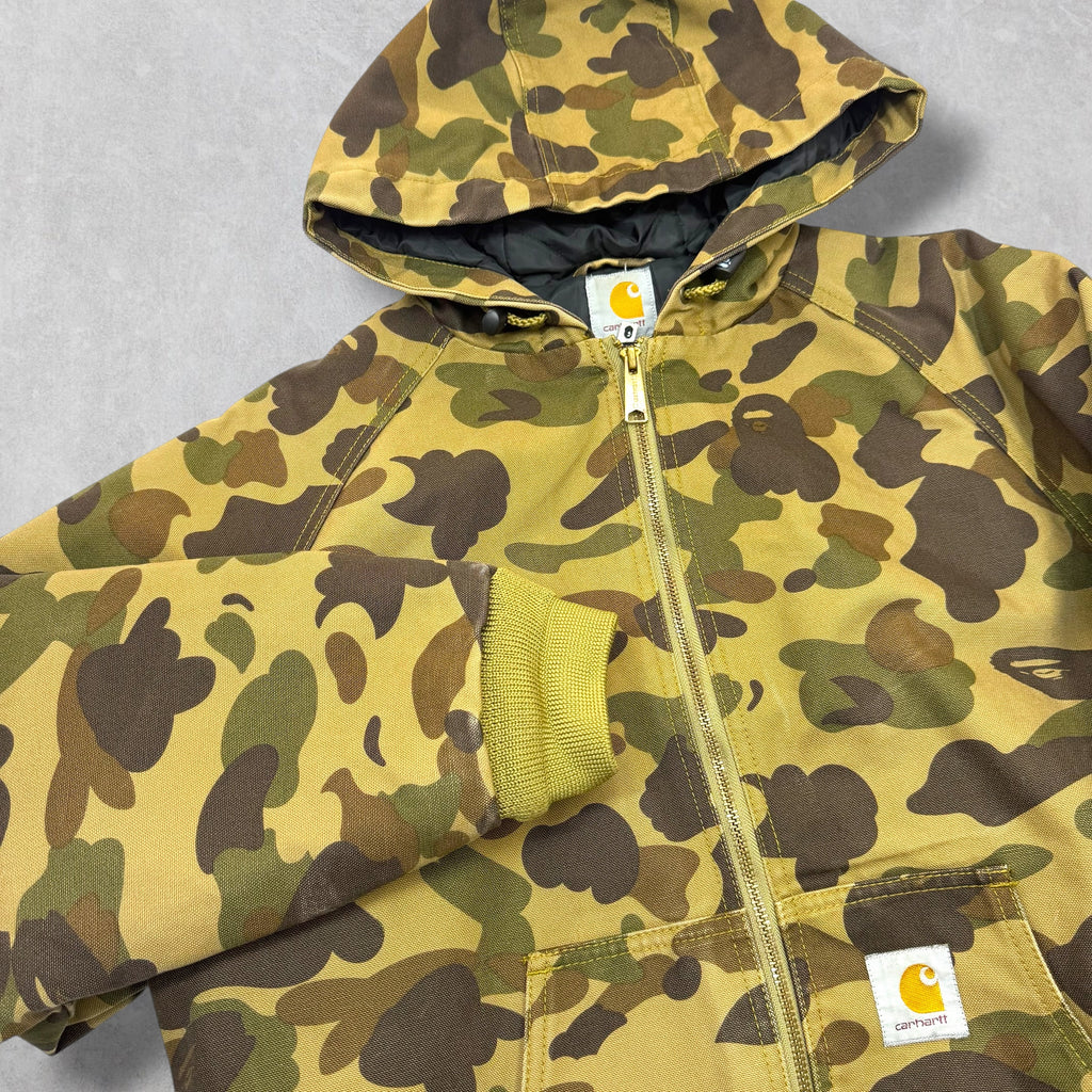 Bape x Carhartt 1st Green Camo Jacket S