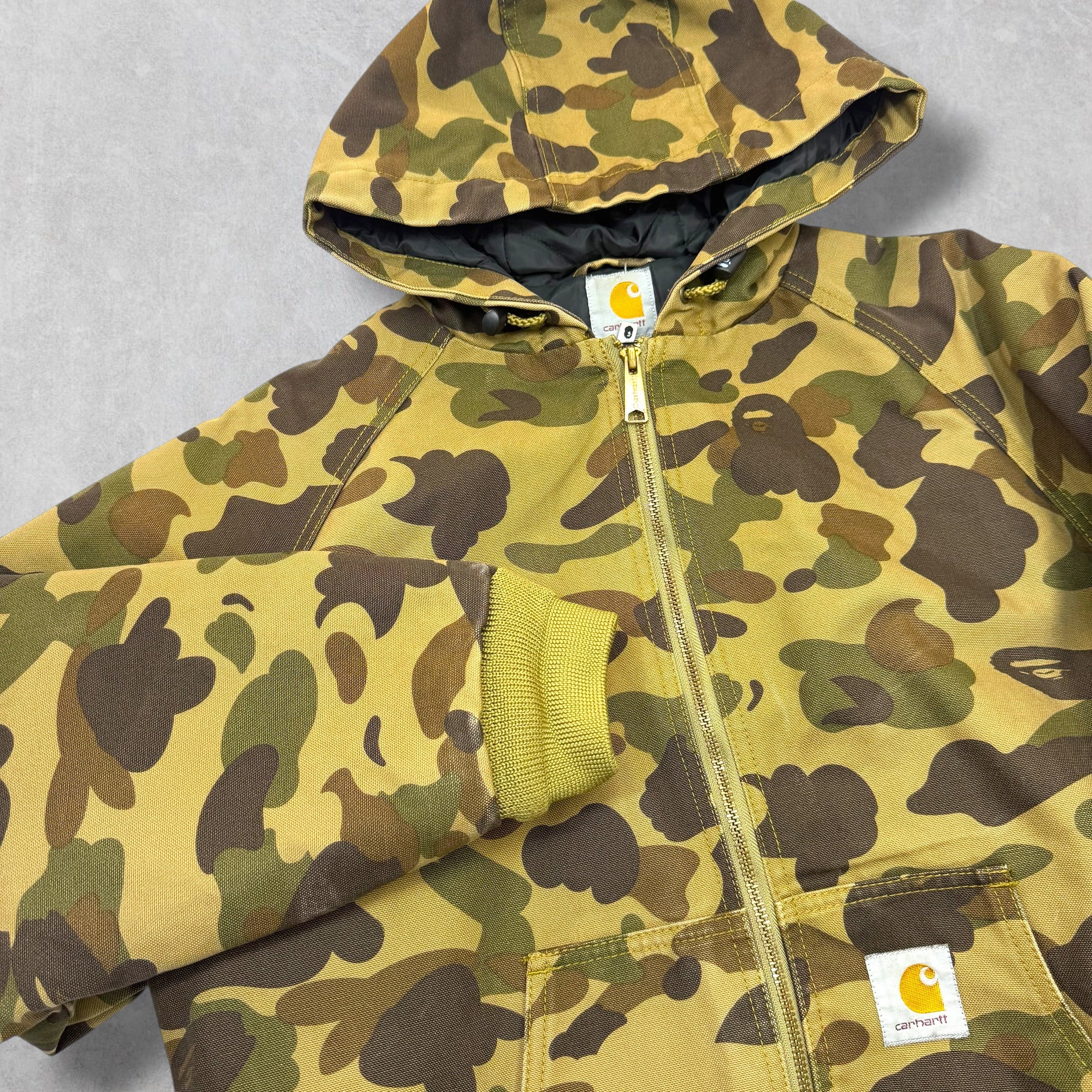 Bape x Carhartt 1st Green Camo Jacket S