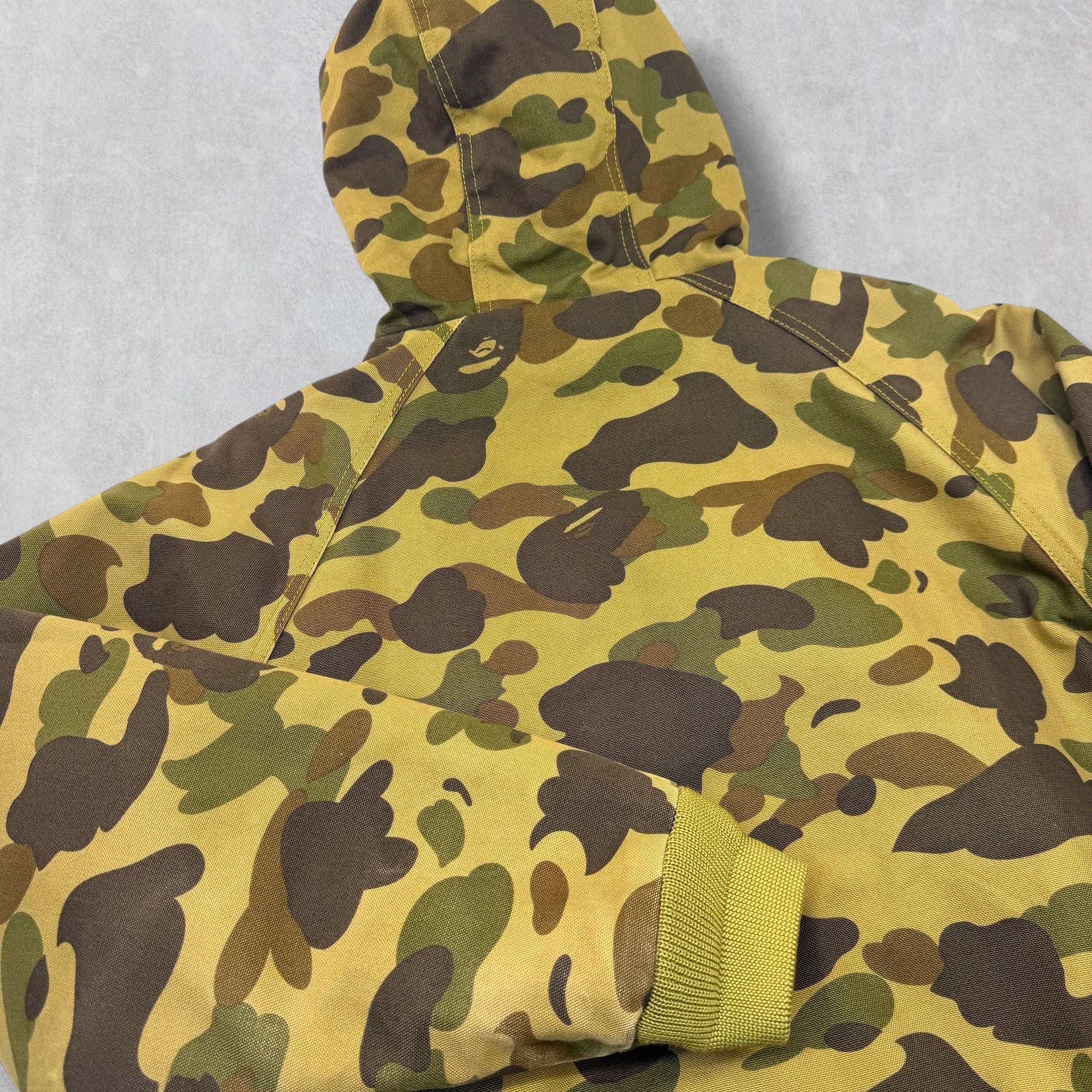 Bape x Carhartt 1st Green Camo Jacket S
