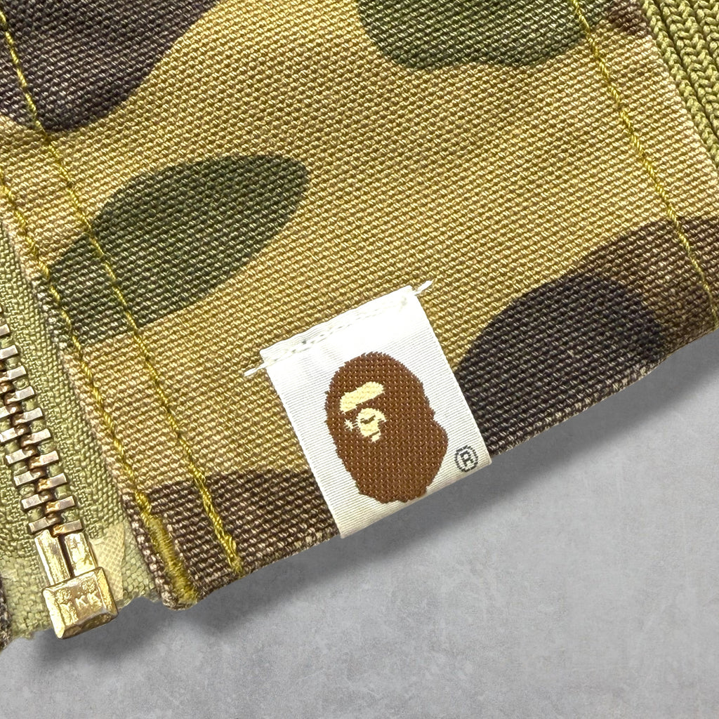 Bape x Carhartt 1st Green Camo Jacket S