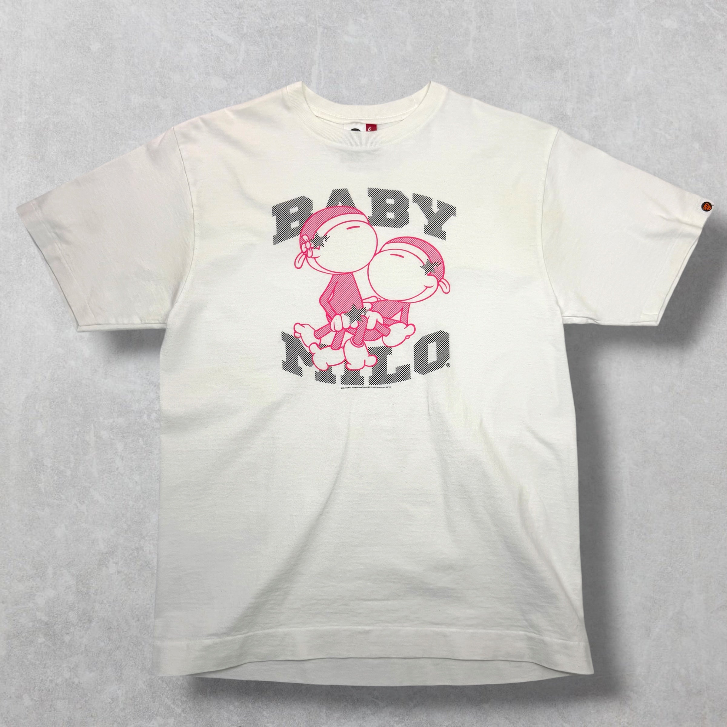 Bape Pink Baby Milo & Lisa Sex Tee M