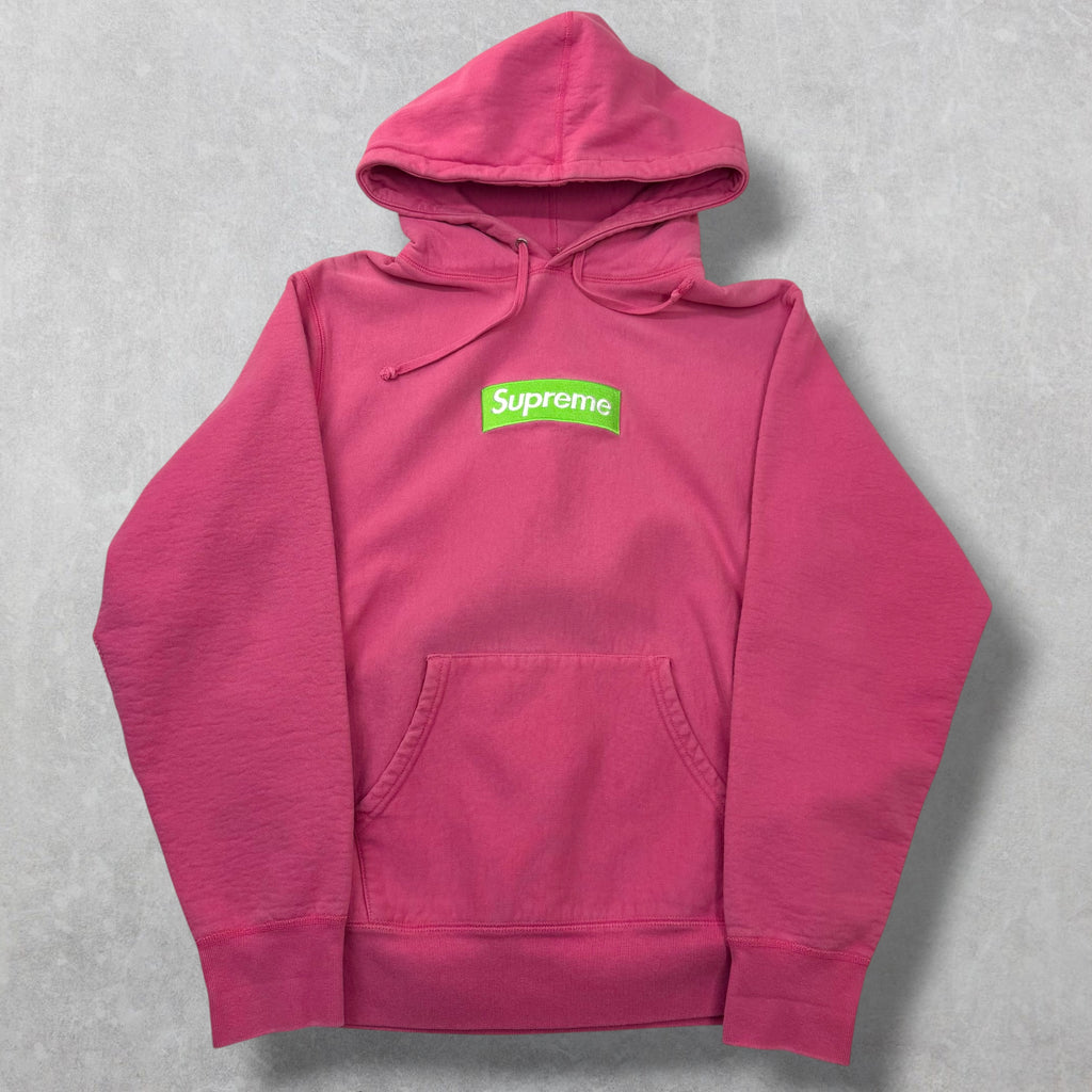 Supreme Box Logo Magenta Hoodie M