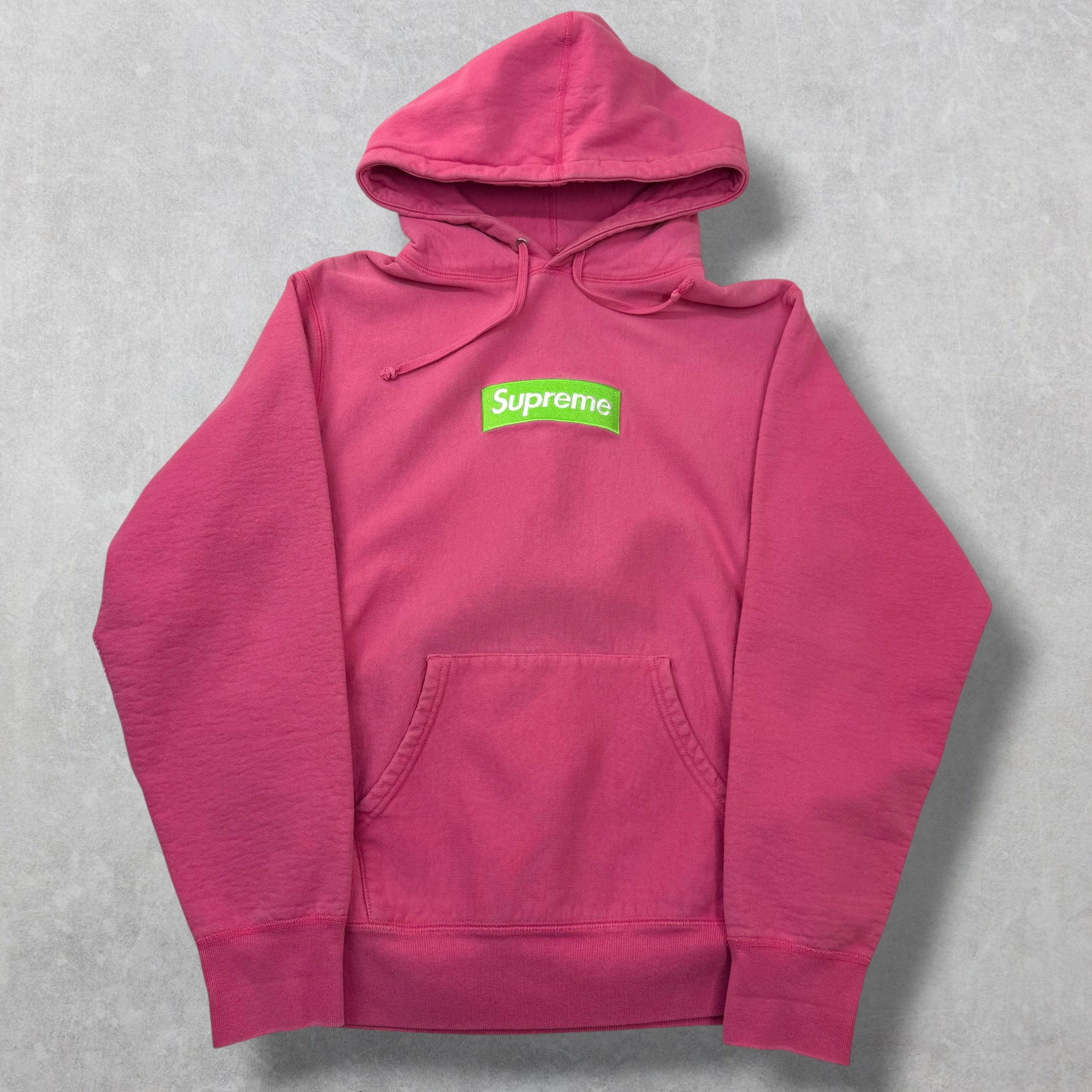 Supreme Box Logo Magenta Hoodie M
