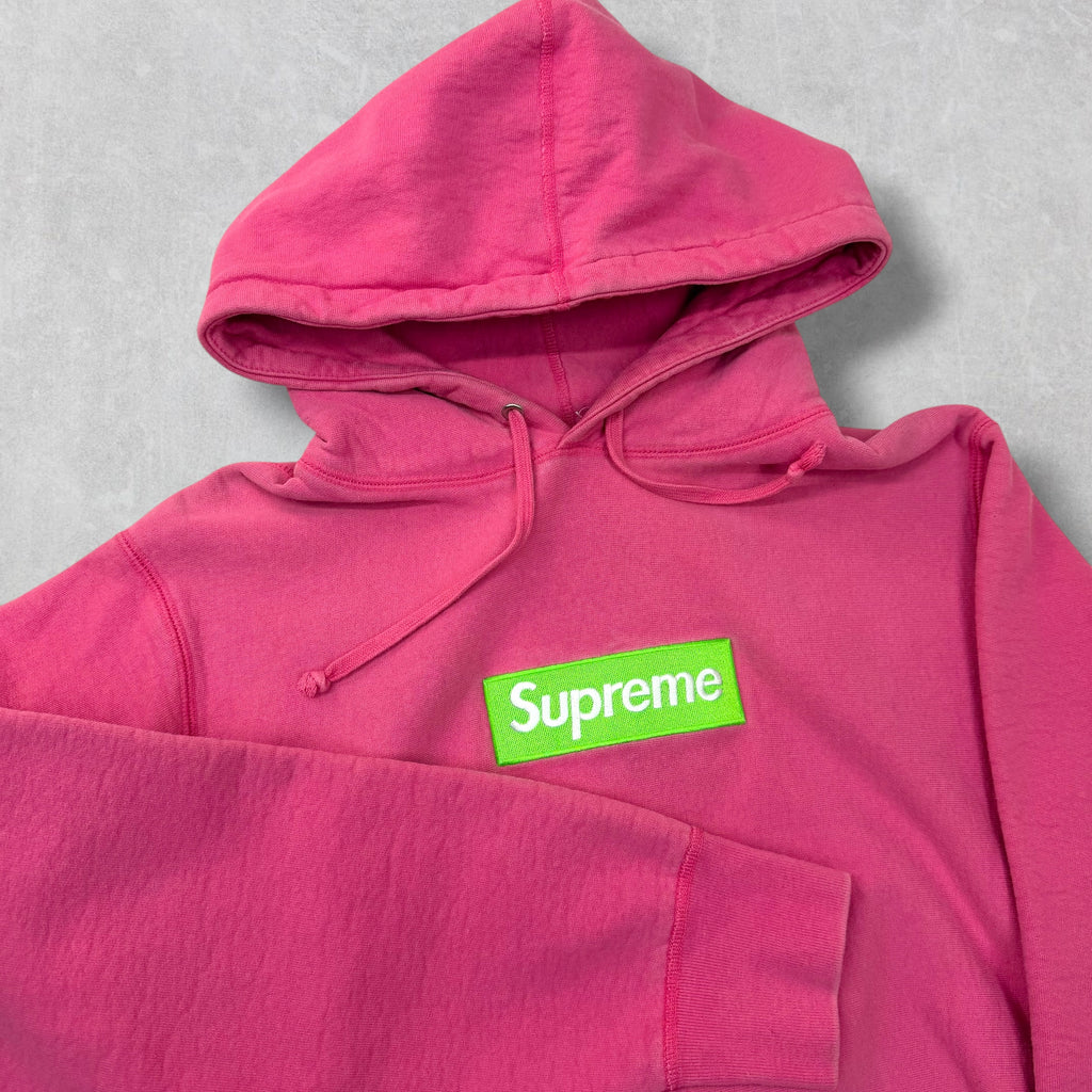 Supreme Box Logo Magenta Hoodie M
