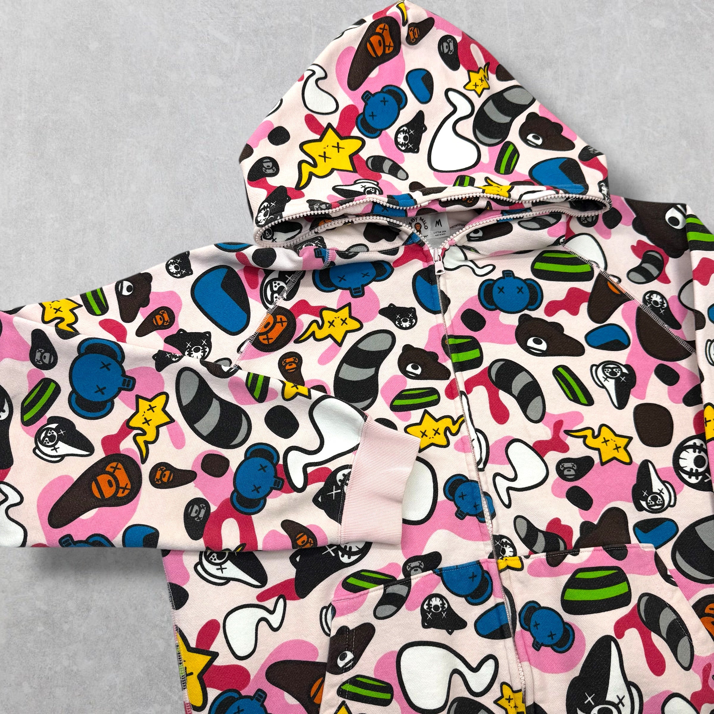 Bape x Kaws Milo Animal Kingdom Full Zip M