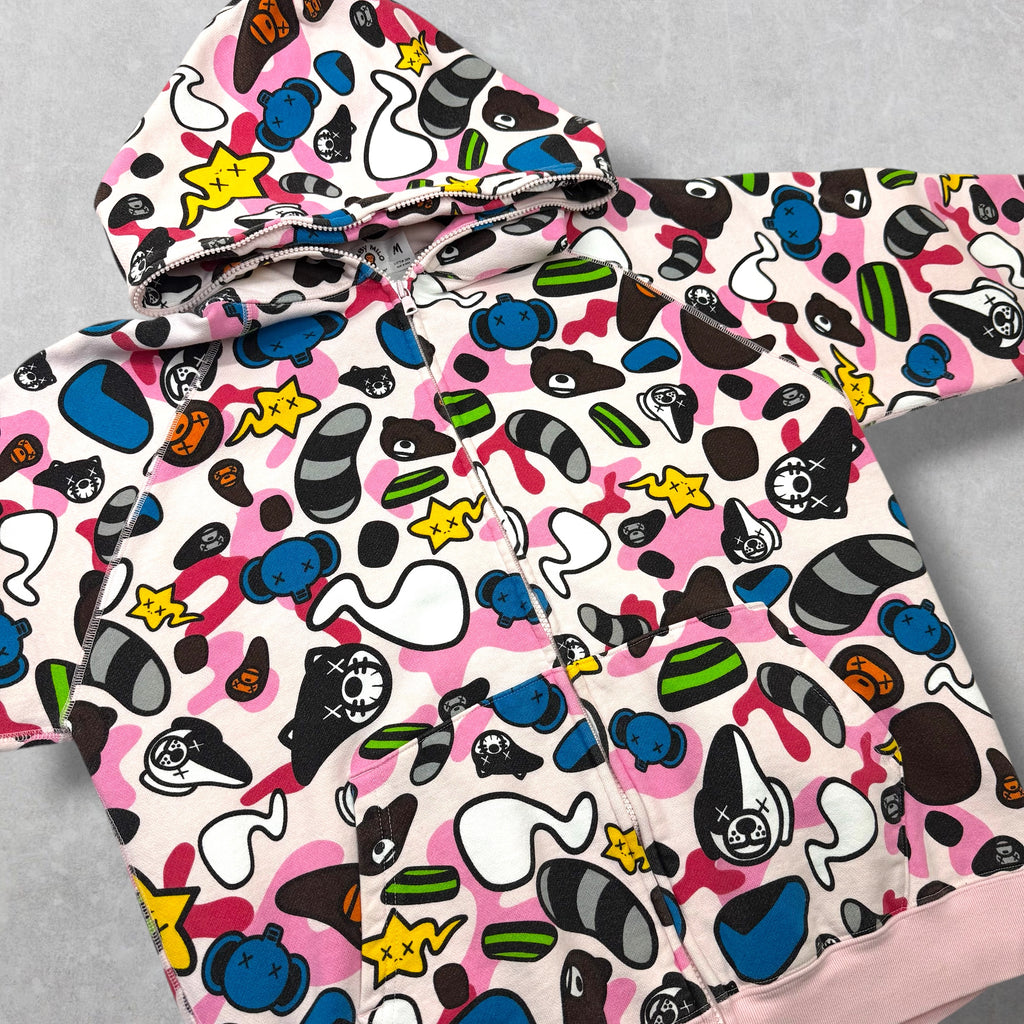 Bape x Kaws Milo Animal Kingdom Full Zip M