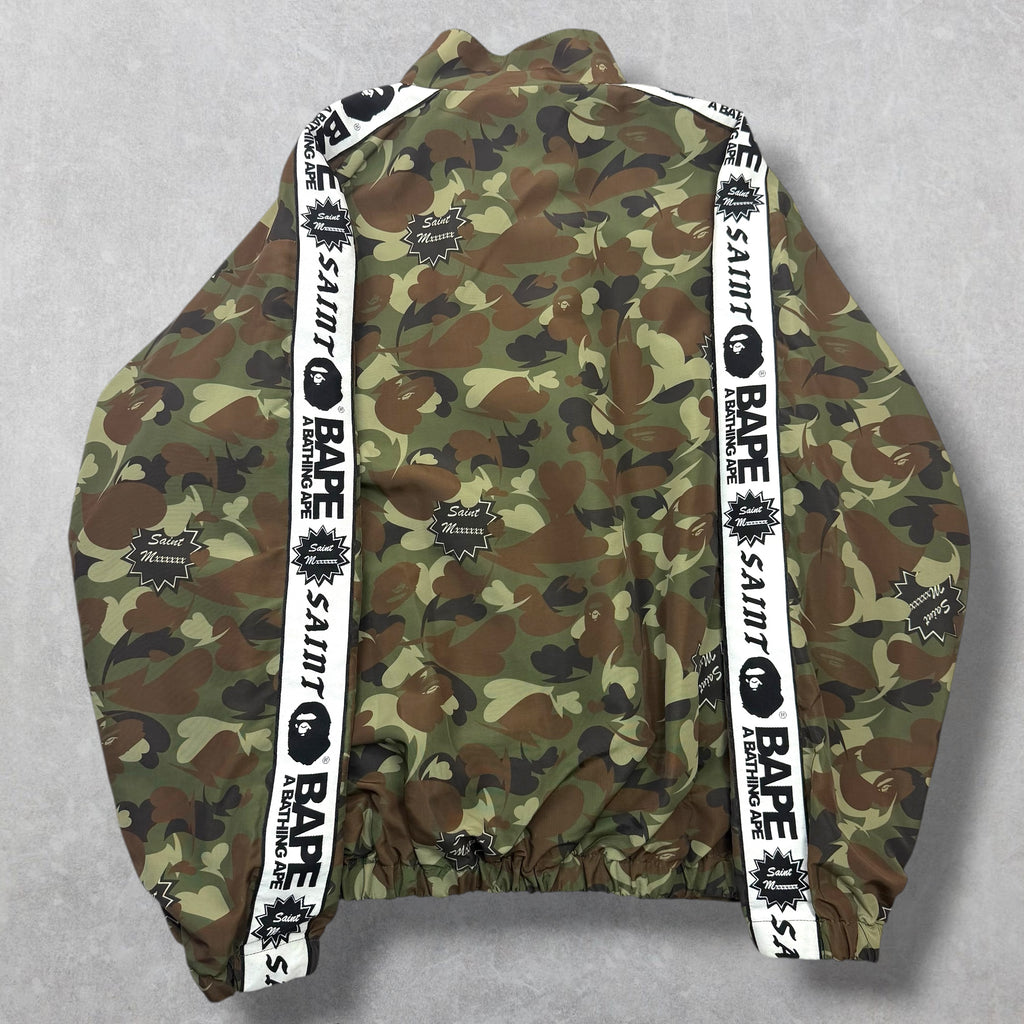 Saint Michael x Bape Camo Track Jacket M