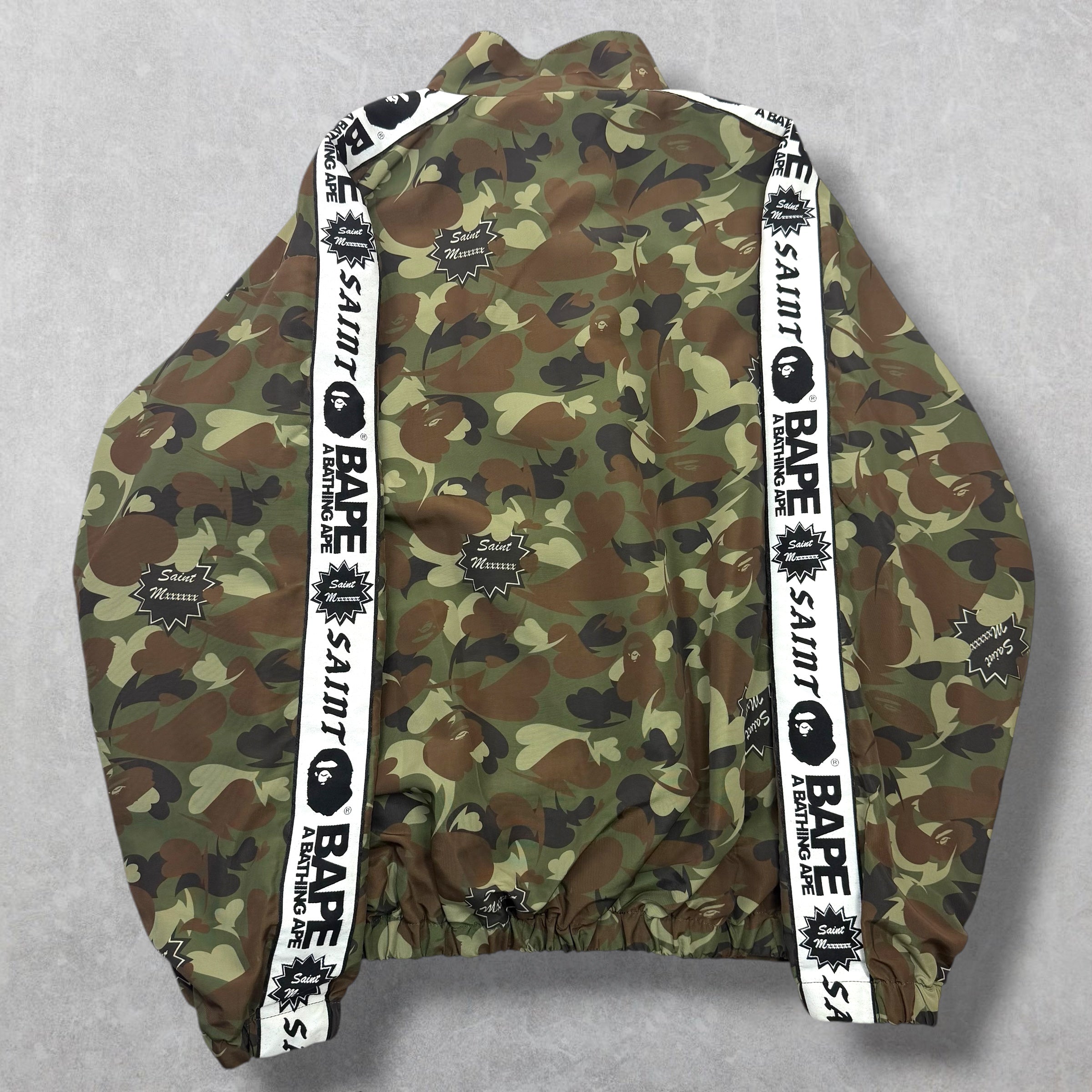 Saint Michael x Bape Camo Track Jacket M