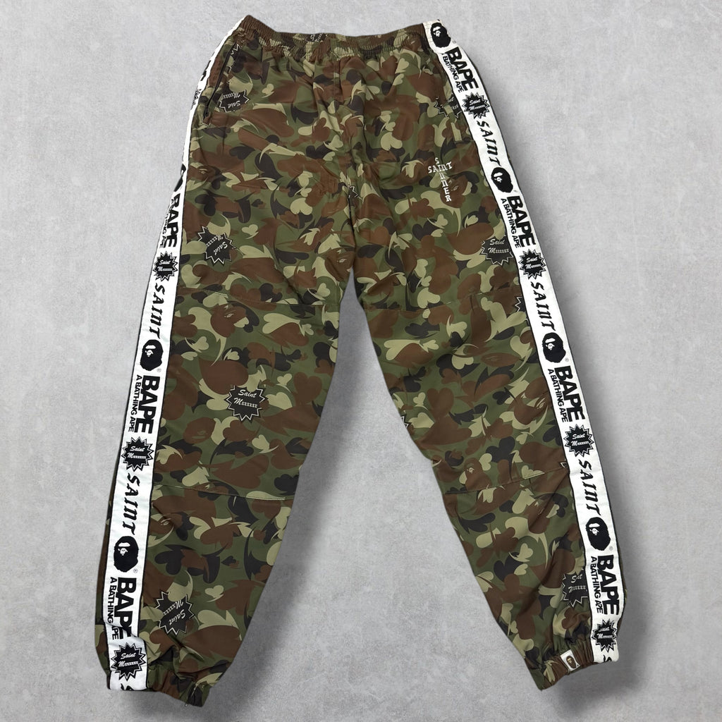 Saint Michael x Bape Camo Track Pants M