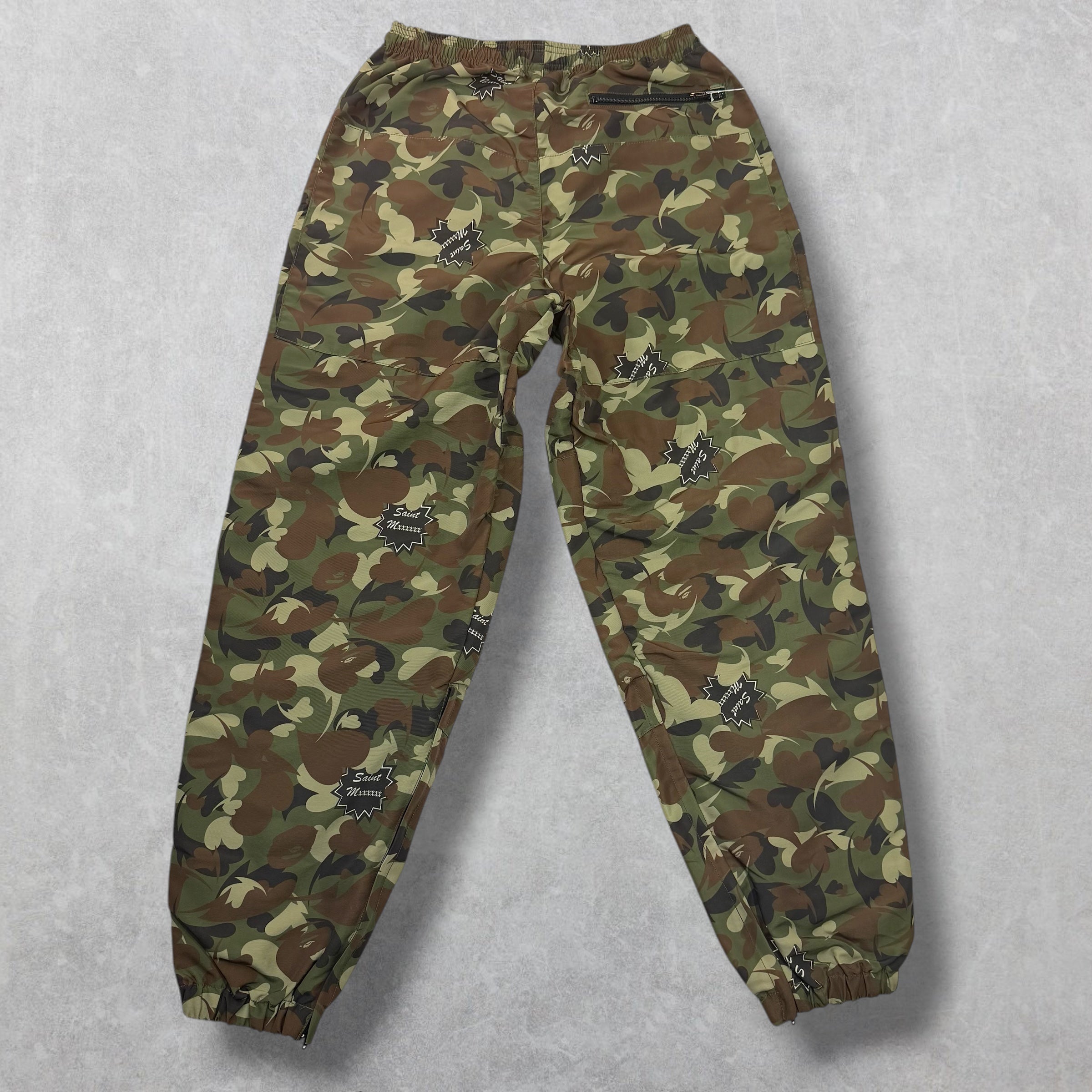 Saint Michael x Bape Camo Track Pants M
