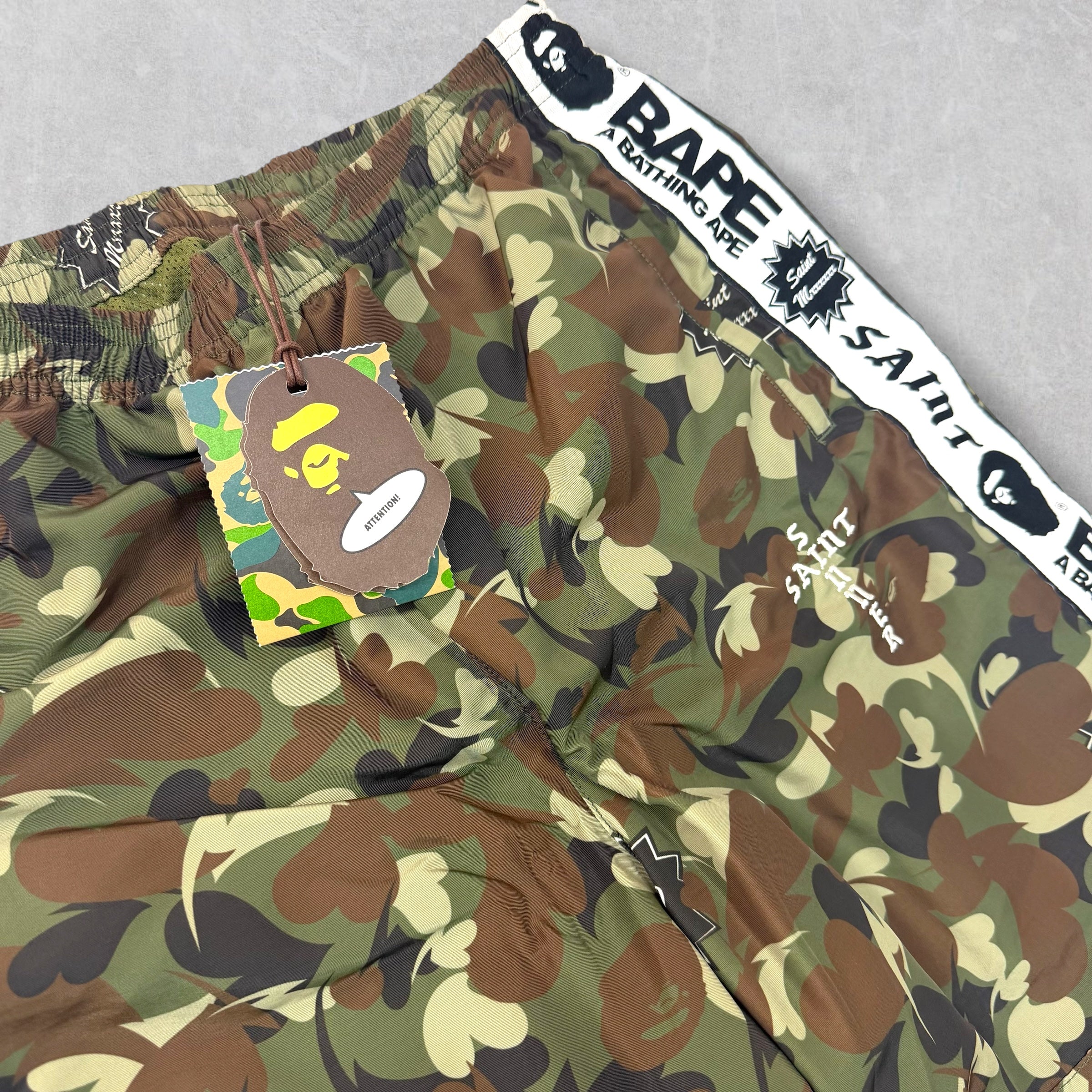 Saint Michael x Bape Camo Track Pants M