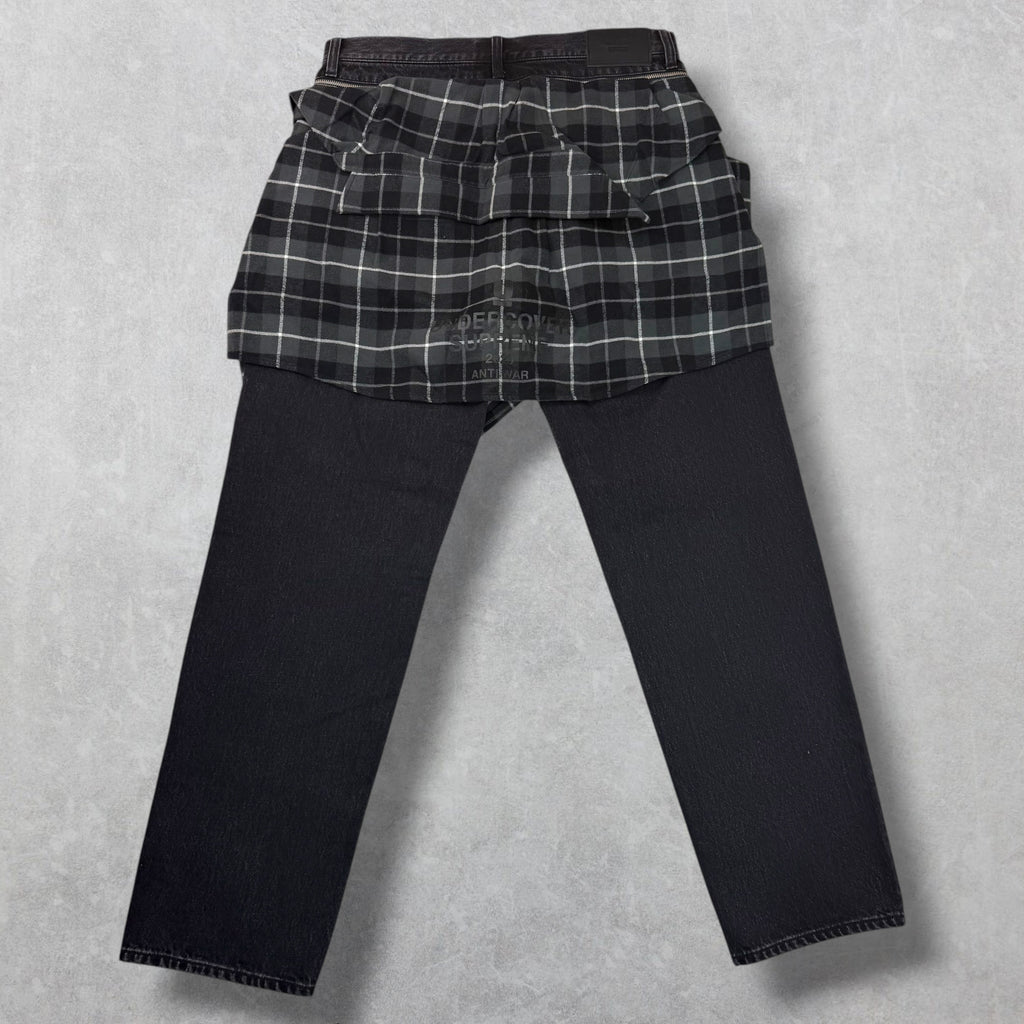 Supreme x Undercover Layered Black Jeans 32