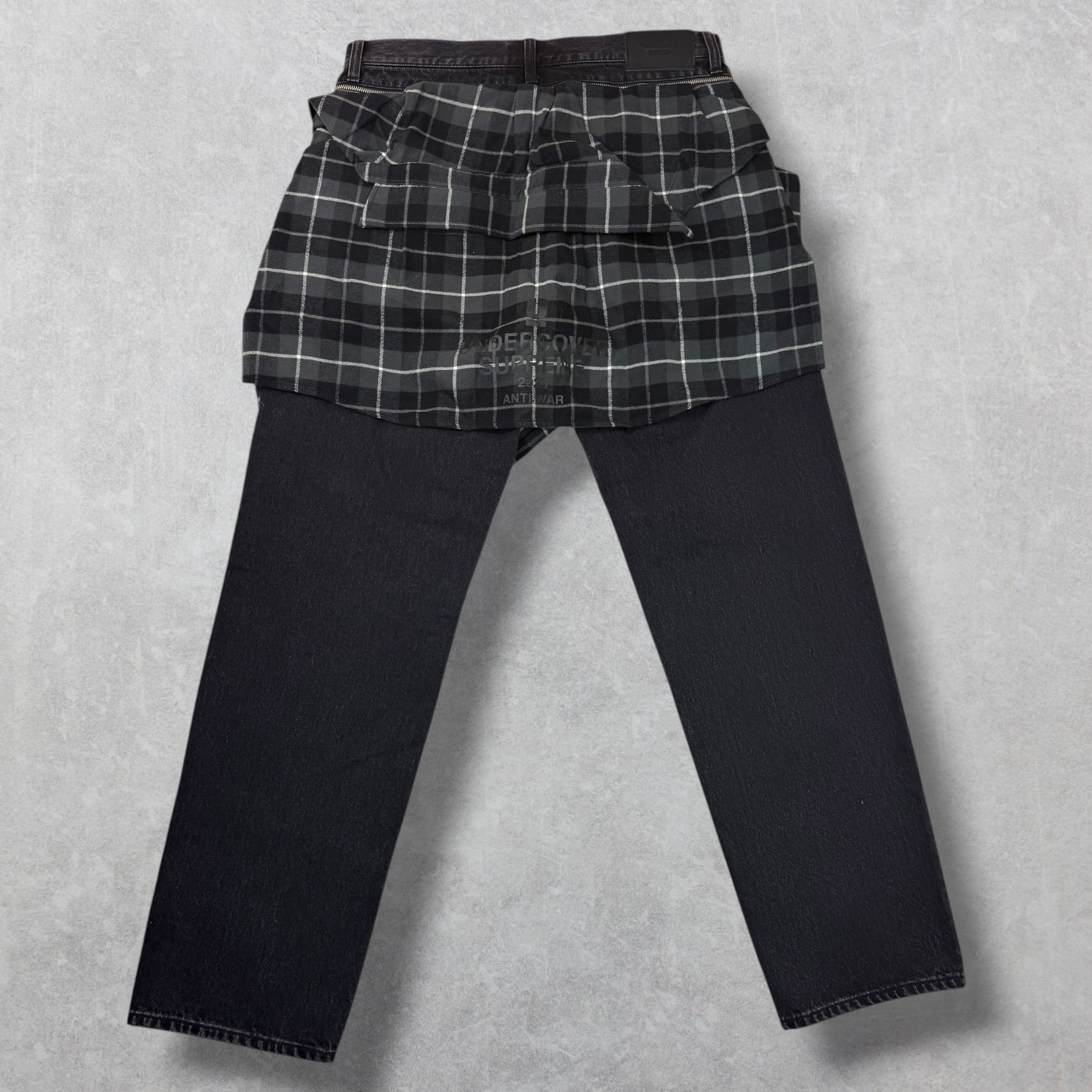 Supreme x Undercover Layered Black Jeans 32