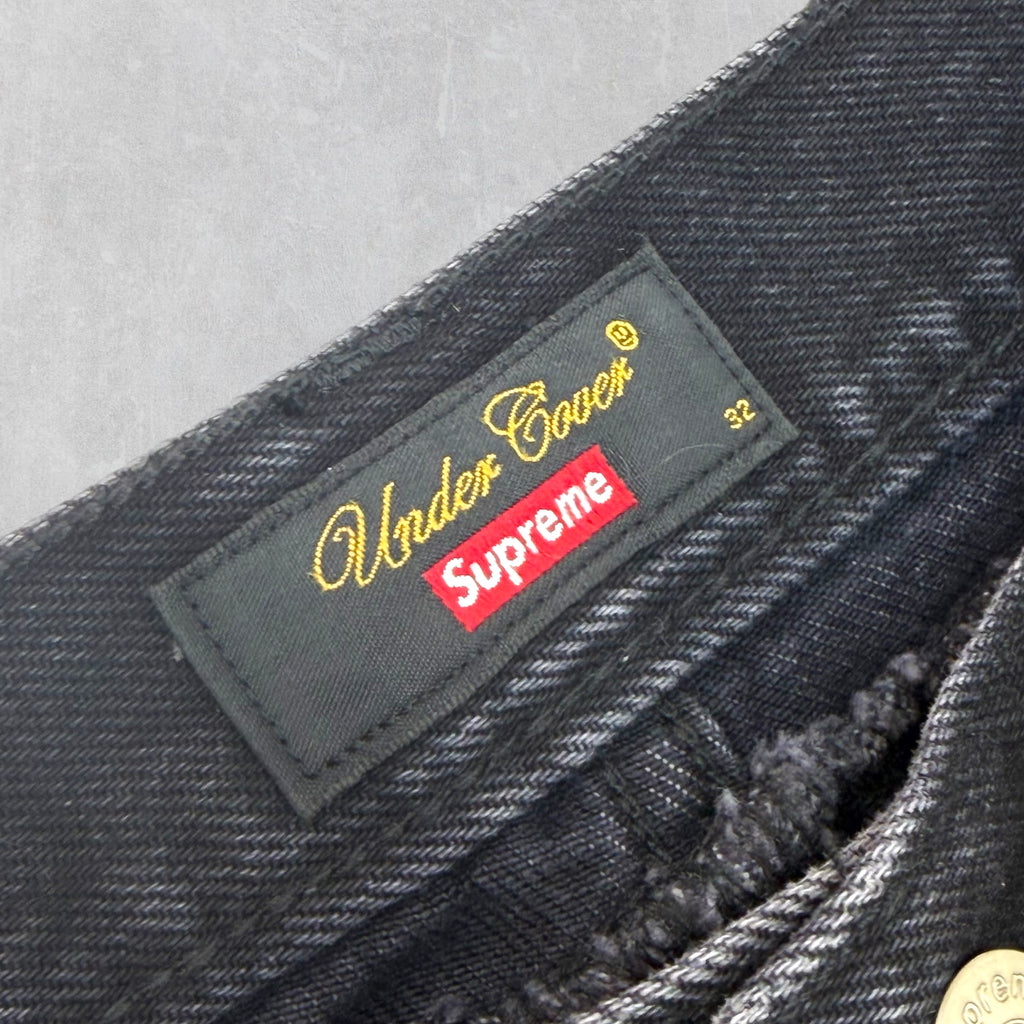 Supreme x Undercover Layered Black Jeans 32