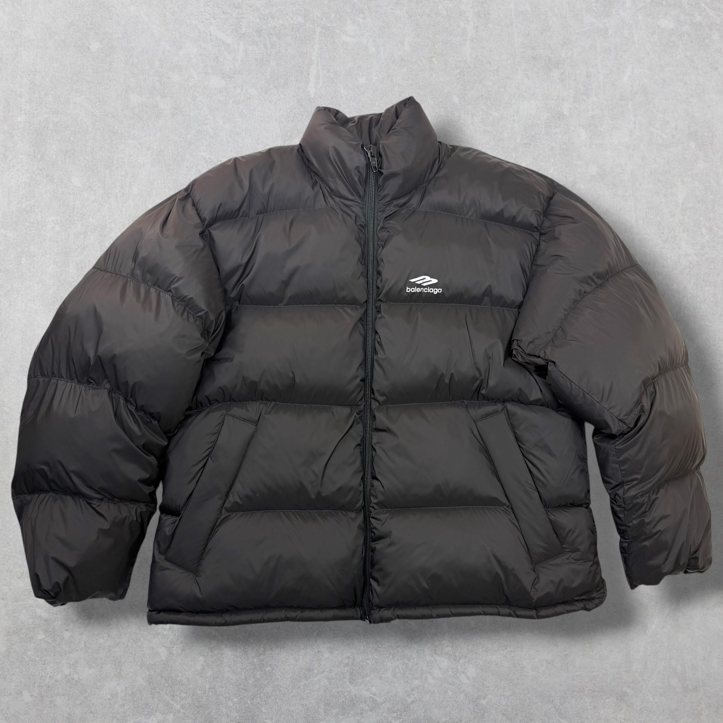 Balenciaga 3B Sports Icon Black Ski Puffer 43 (M)