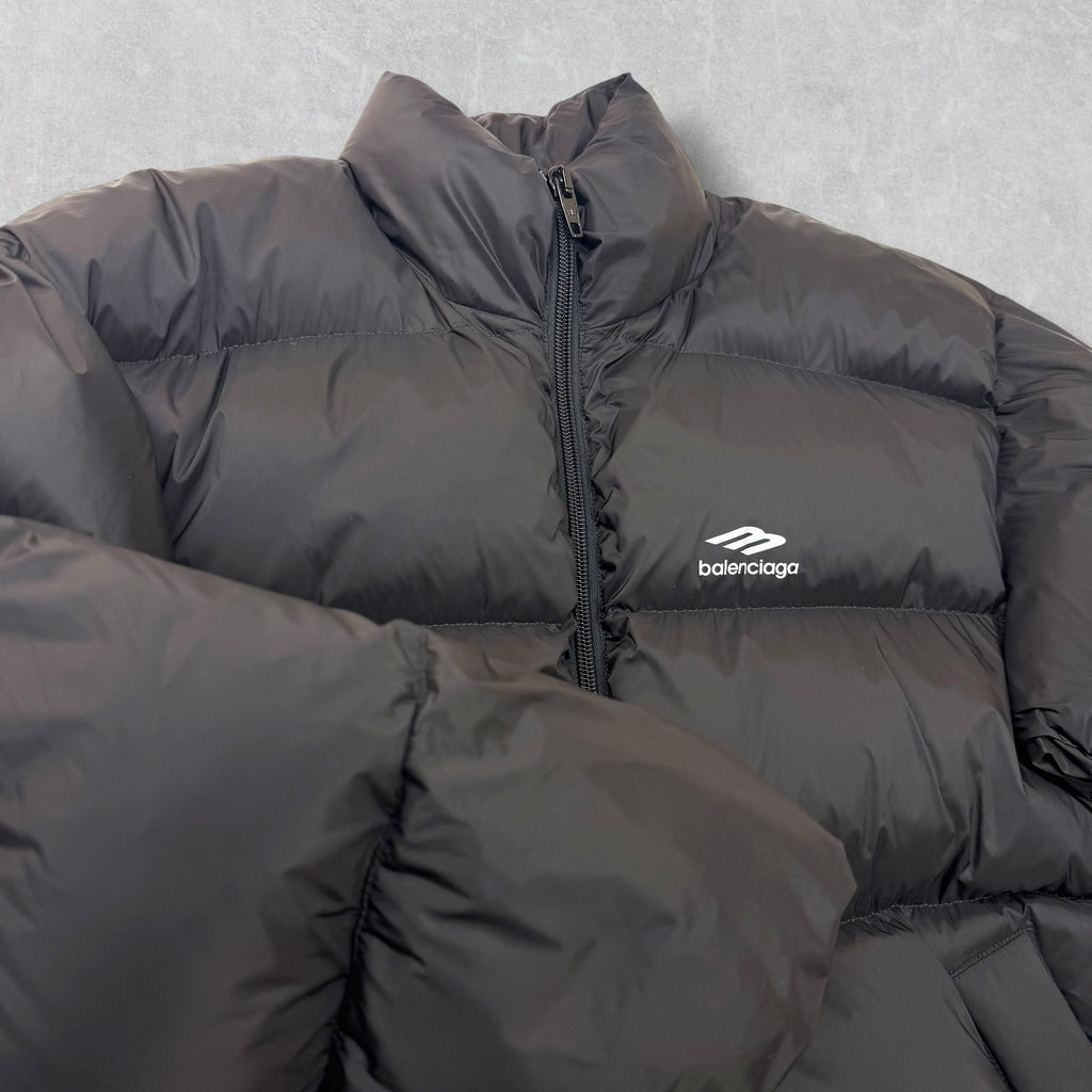 Balenciaga 3B Sports Icon Black Ski Puffer 43 (M)