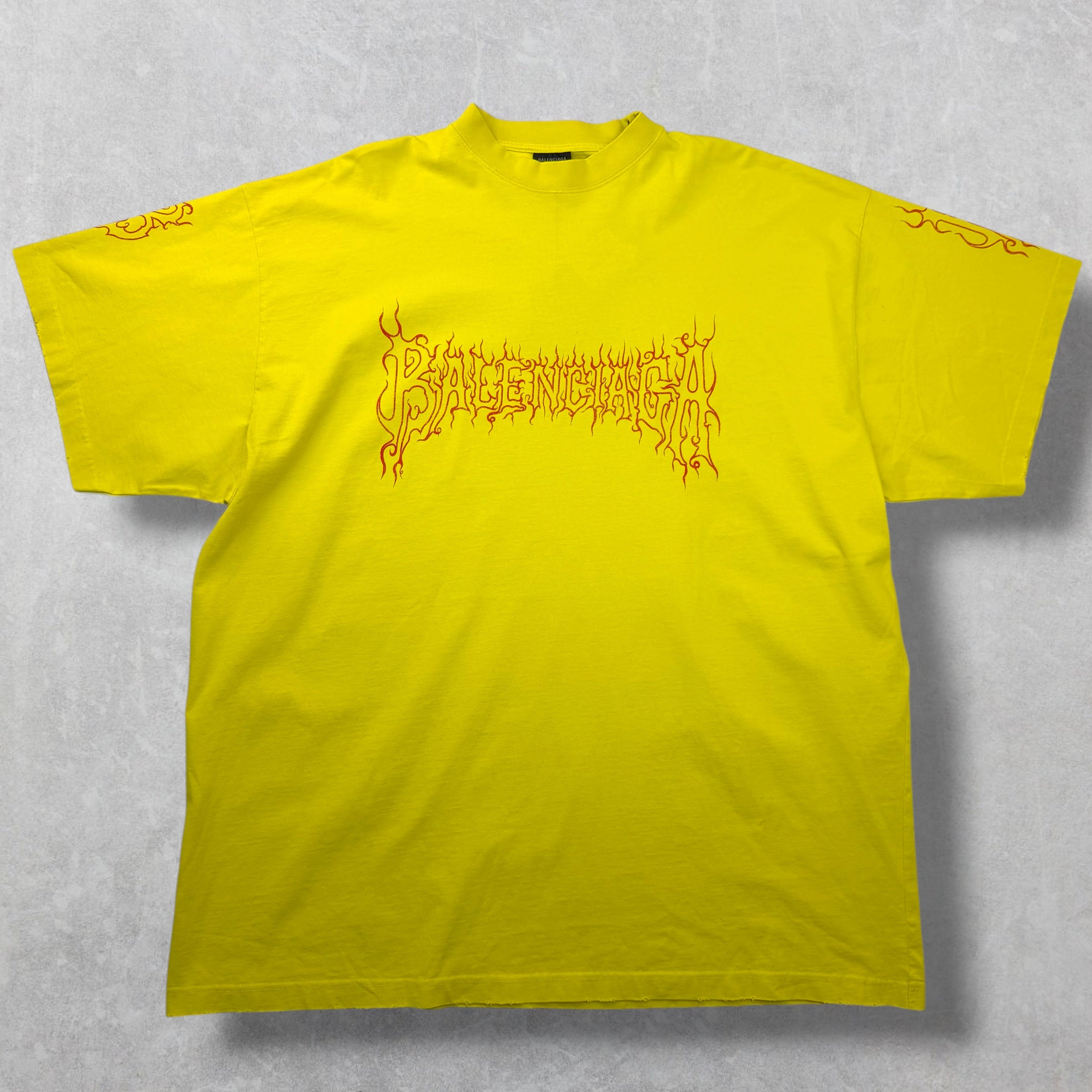 Balenciaga Darkwave Oversized Tee Yellow 5 (XXXL)