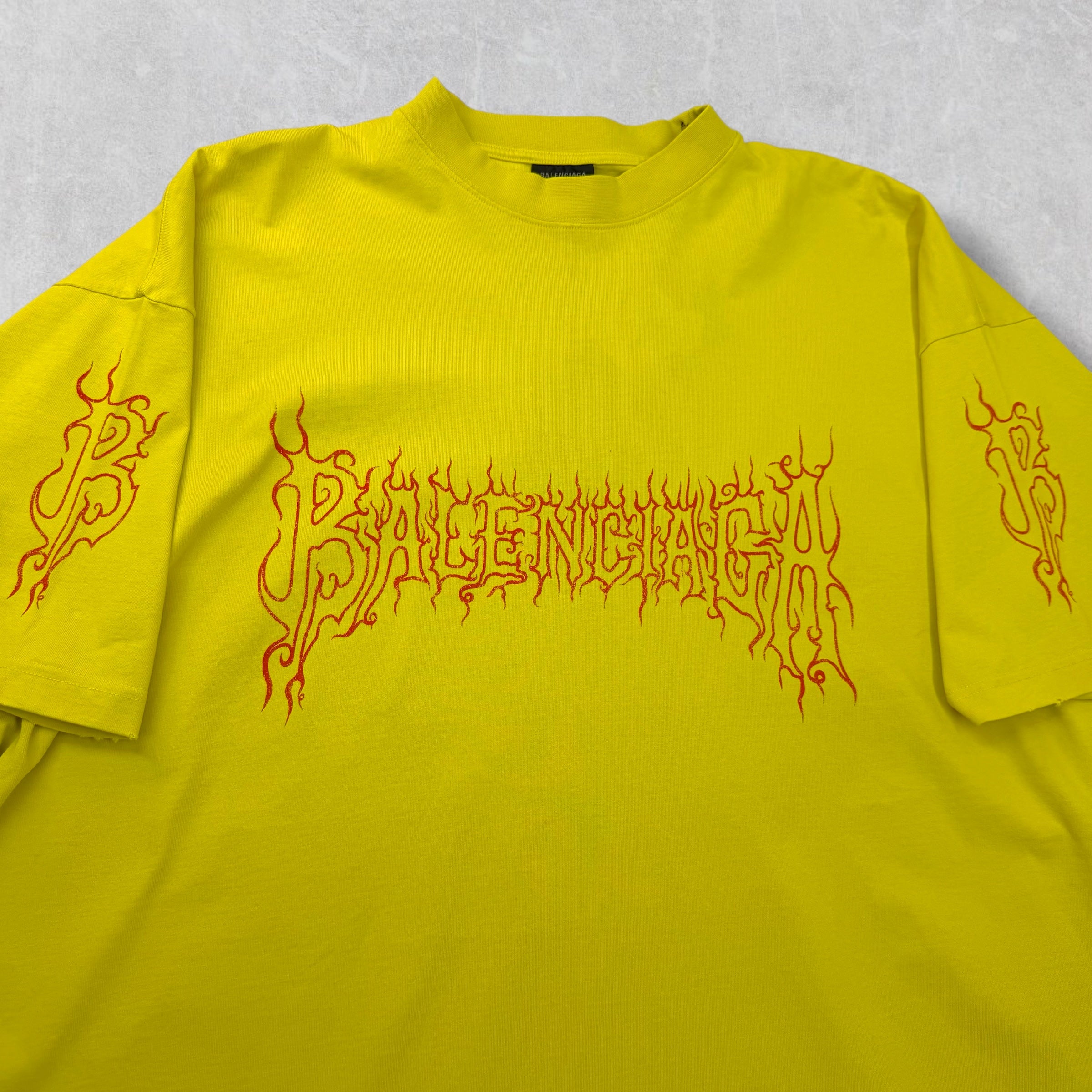 Balenciaga Darkwave Oversized Tee Yellow 5 (XXXL)
