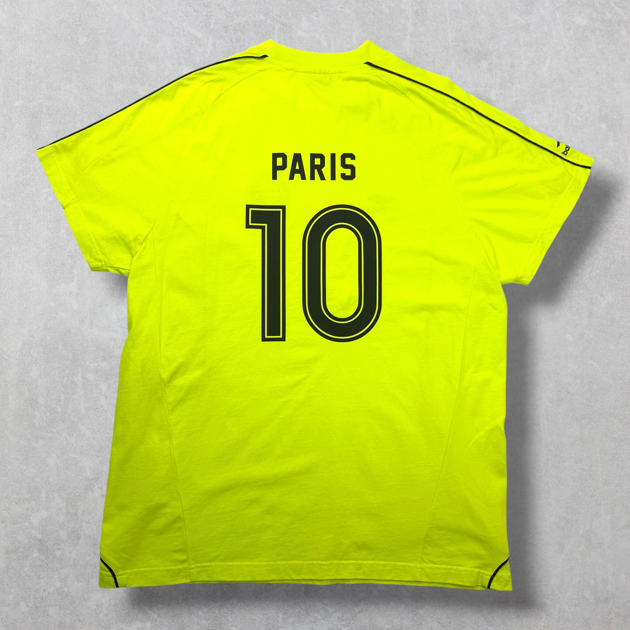 Balenciaga Paris Oversized Soccer Shirt Neon 1 (XL)
