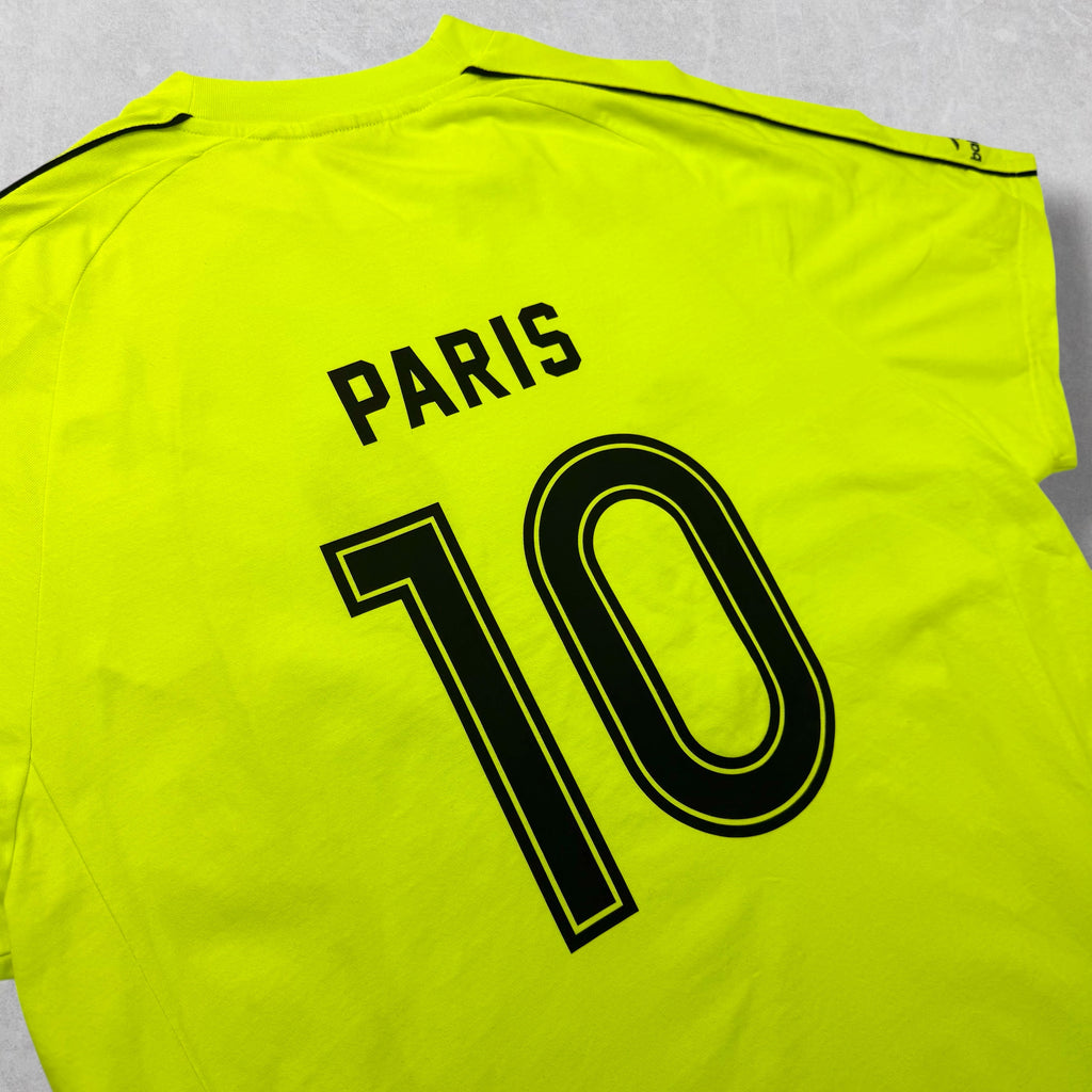 Balenciaga Paris Oversized Soccer Shirt Neon 1 (XL)