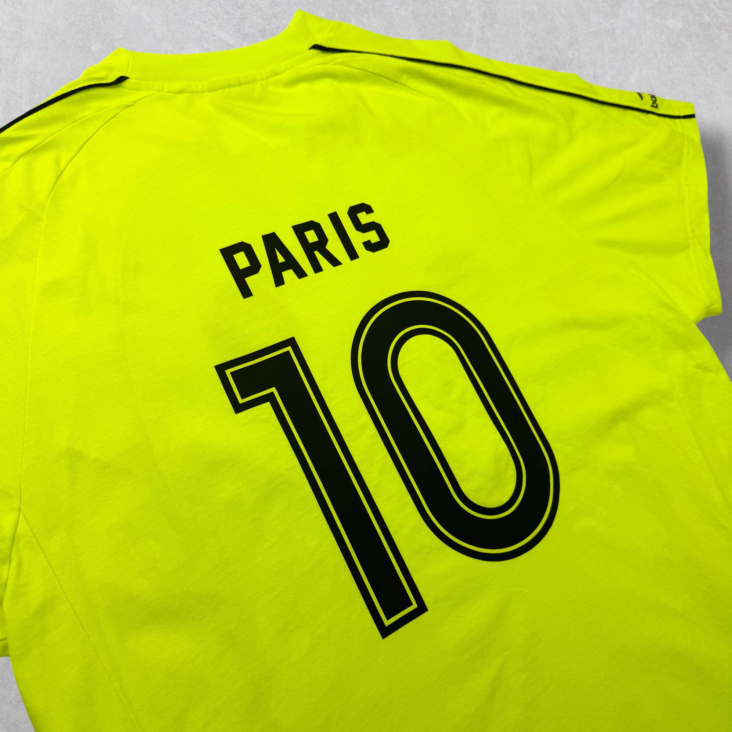 Balenciaga Paris Oversized Soccer Shirt Neon 1 (XL)