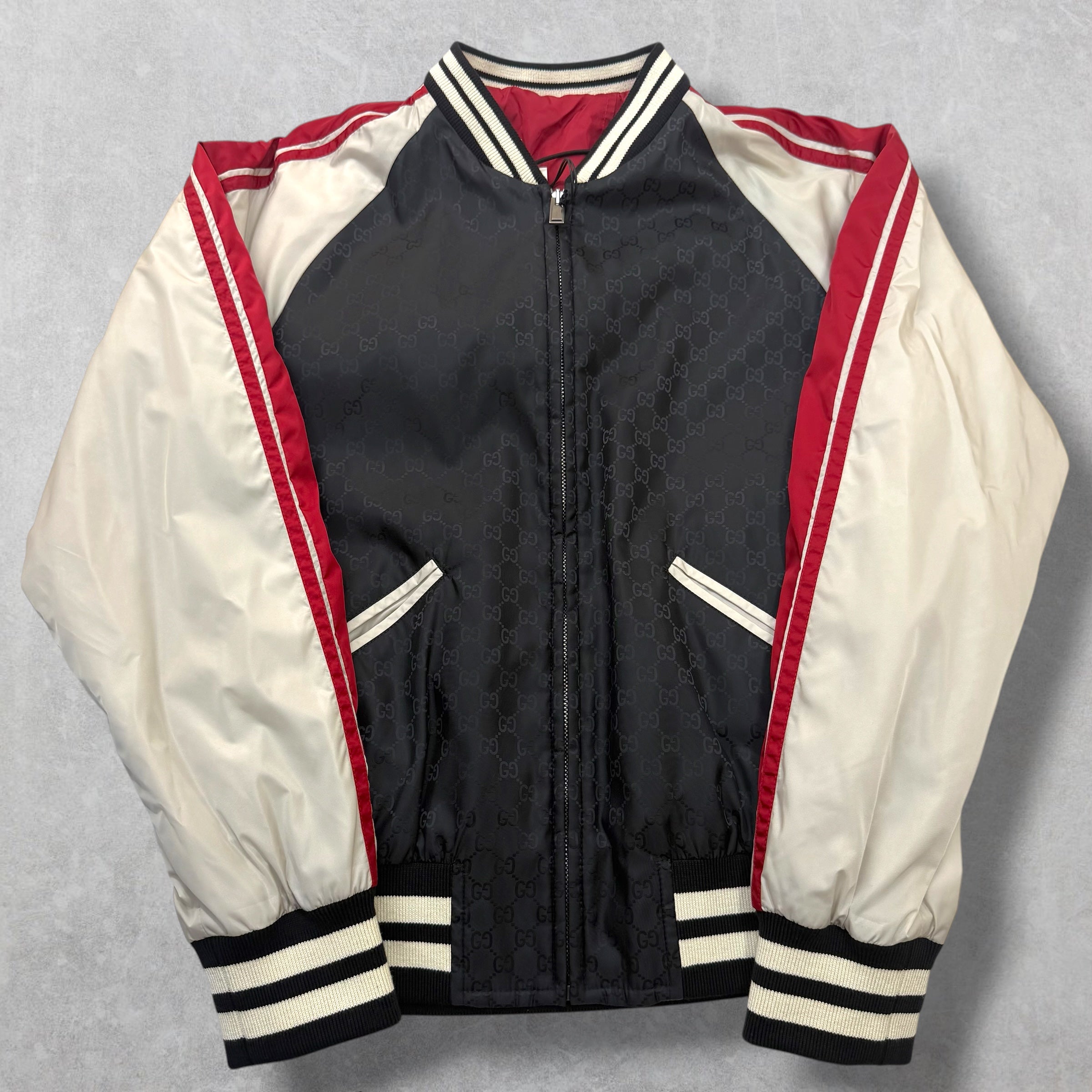 Gucci Jaquard GG Supreme Windbreaker Bomber 44 (XS)
