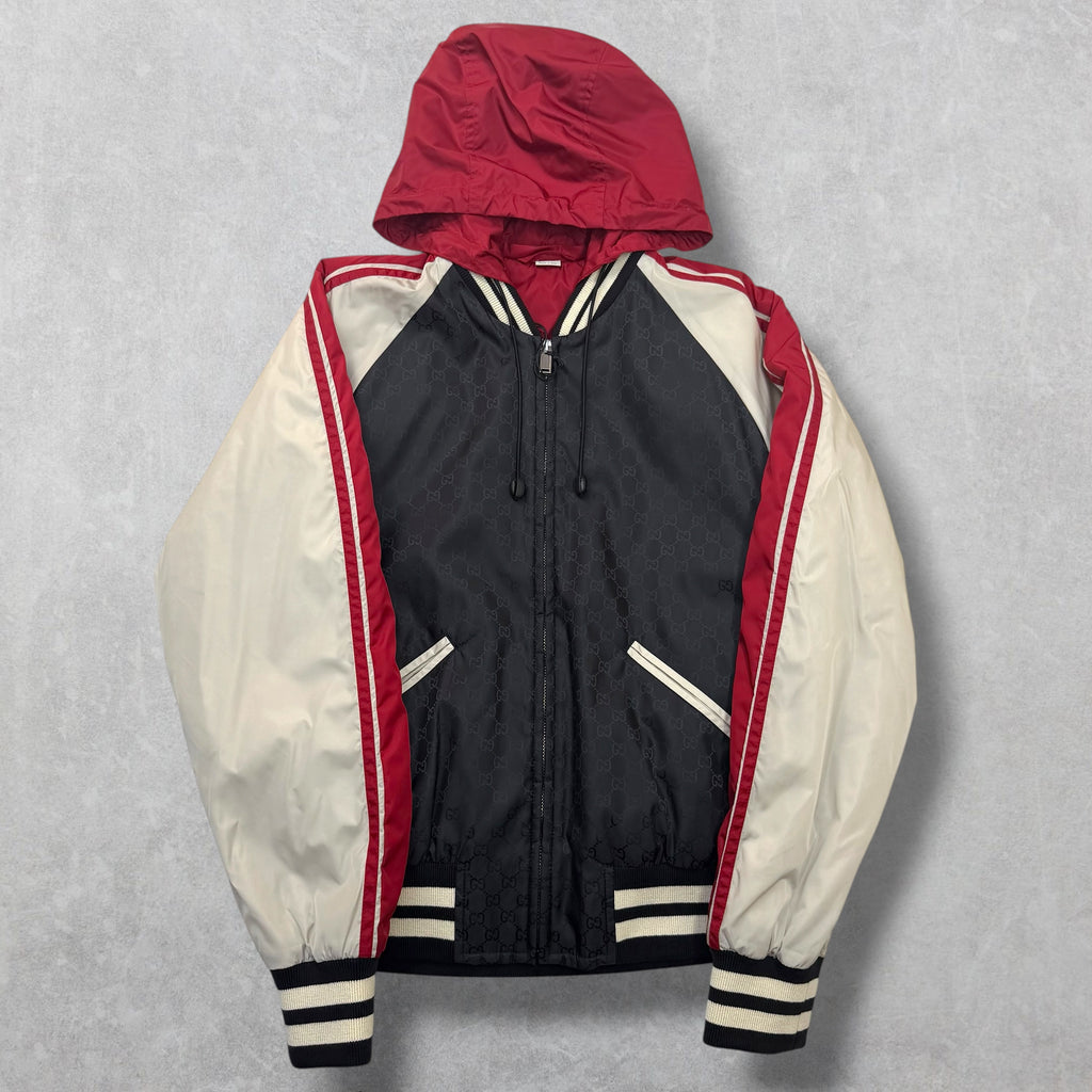 Gucci Jaquard GG Supreme Windbreaker Bomber 44 (XS)