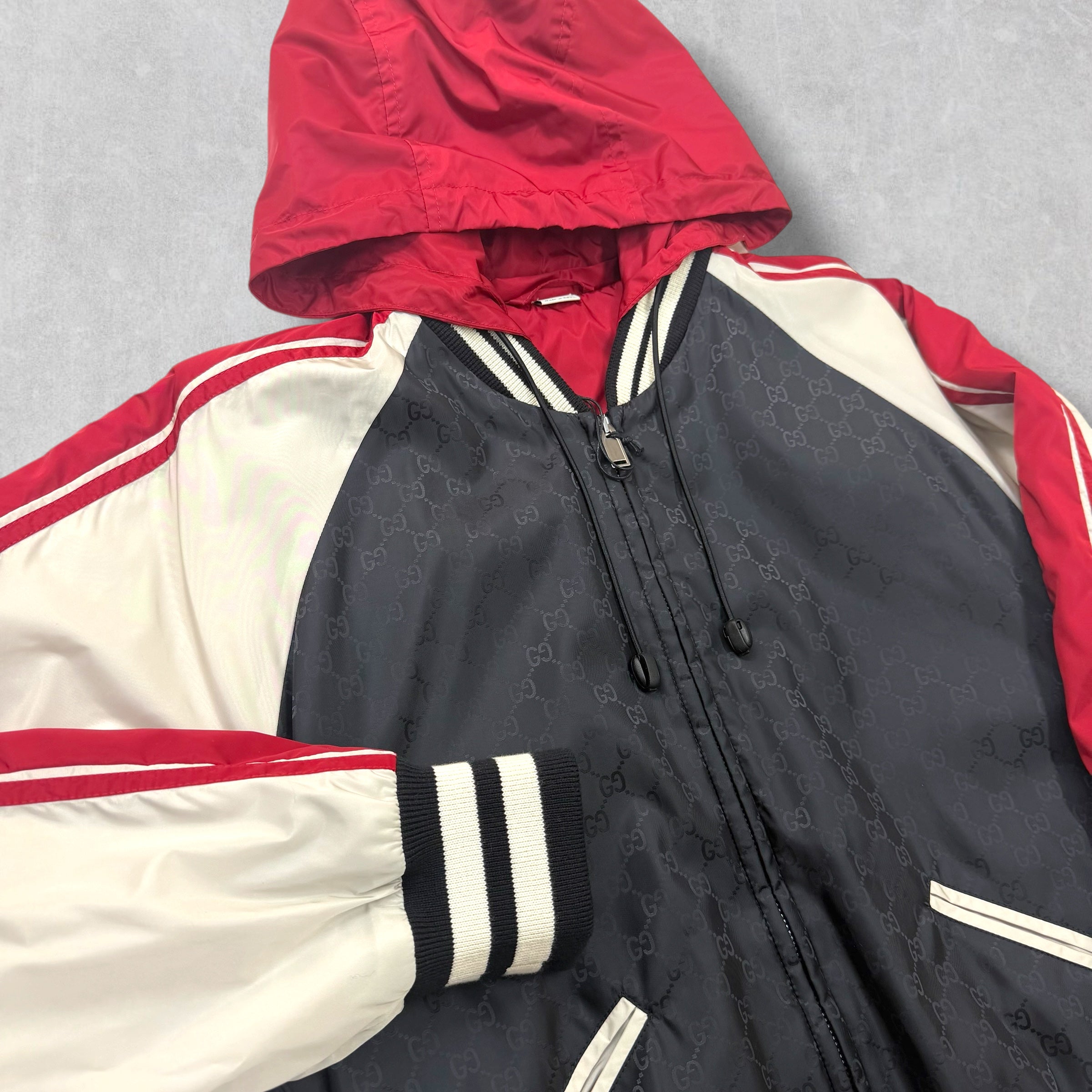 Gucci Jaquard GG Supreme Windbreaker Bomber 44 (XS)